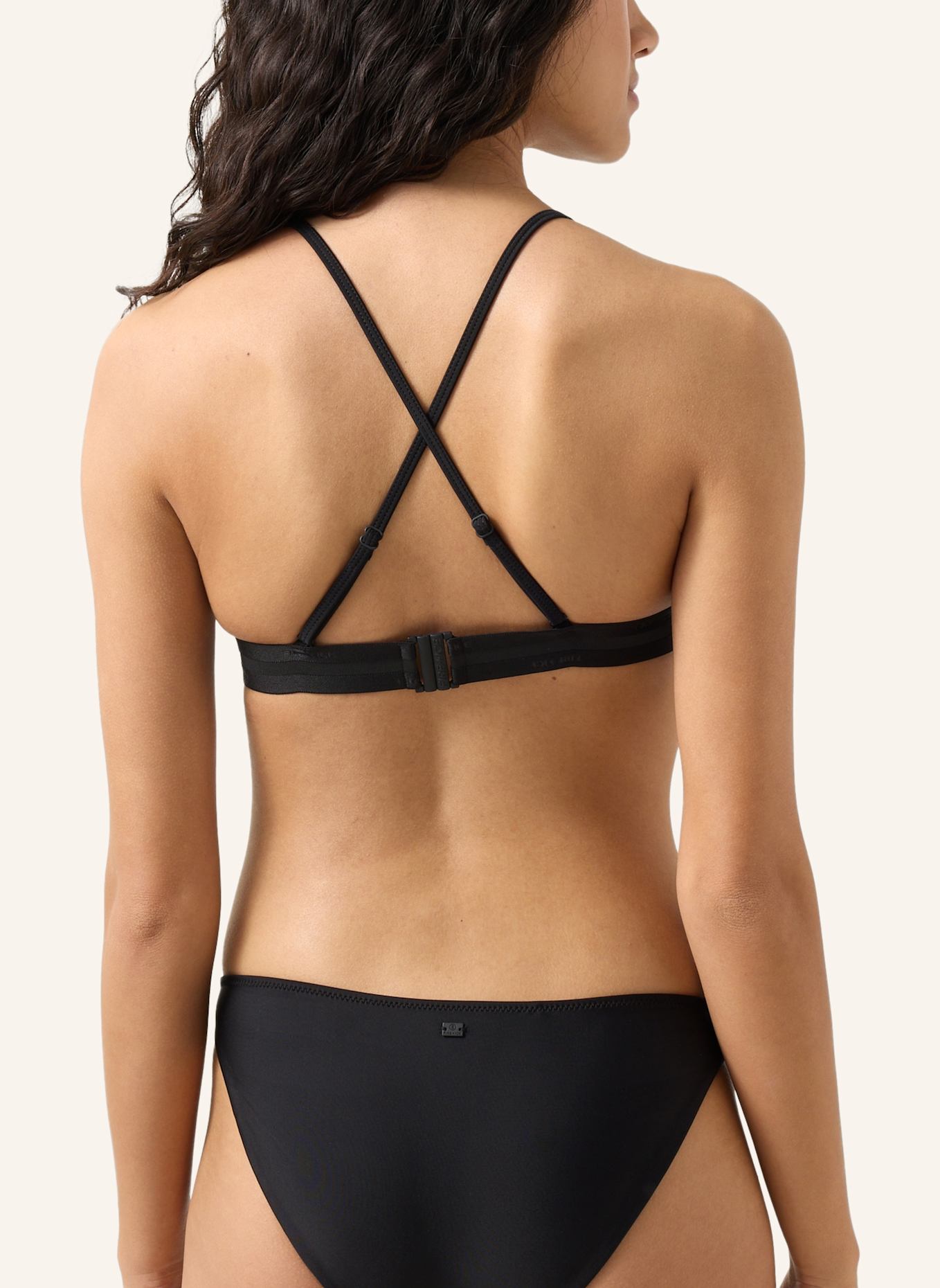 FIRE+ICE Triangel-Bikini-Top HANKA3: SCHWARZ/ WEISS