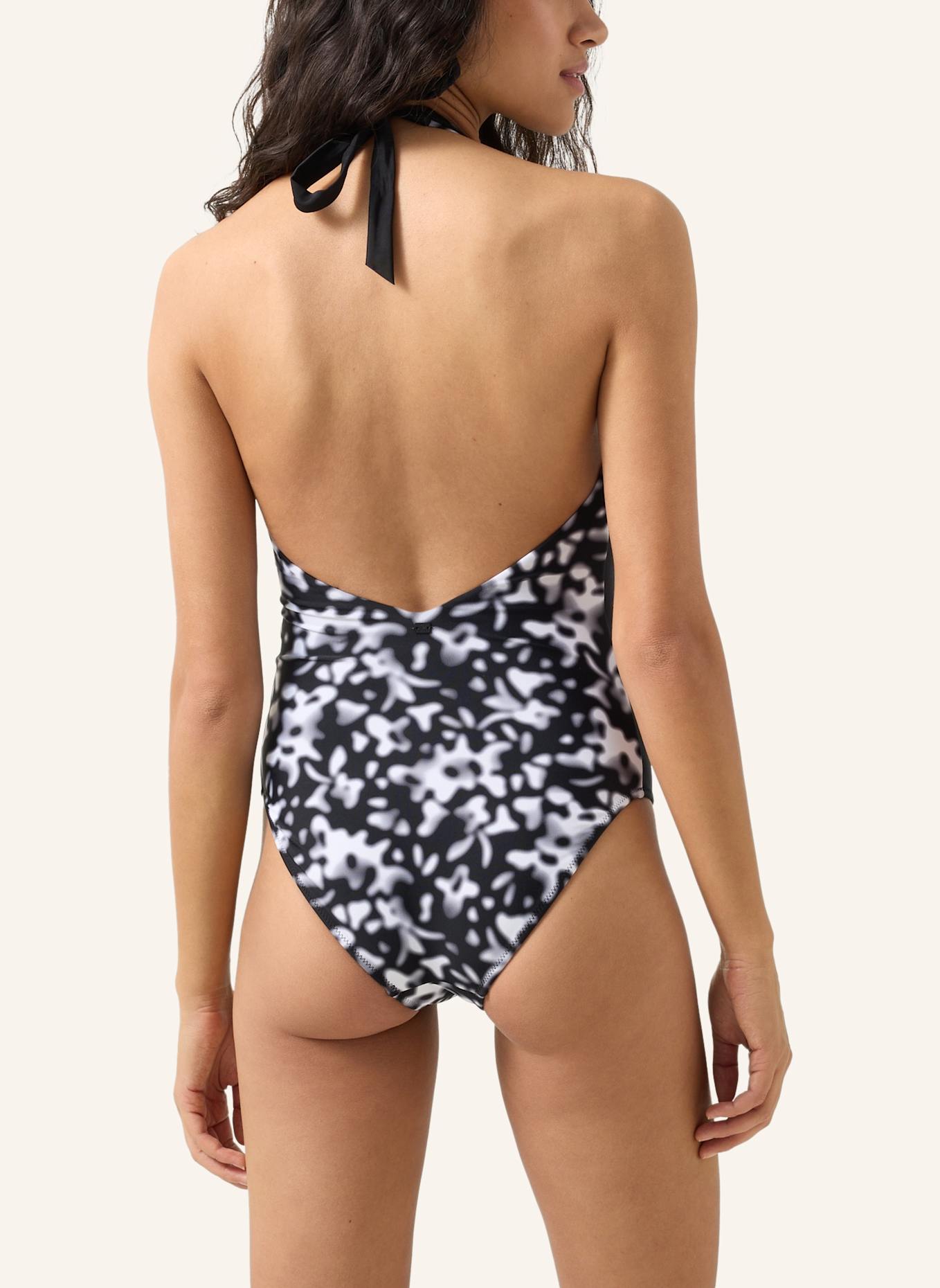 FIRE+ICE Badeanzug: SCHWARZ/ WEISS