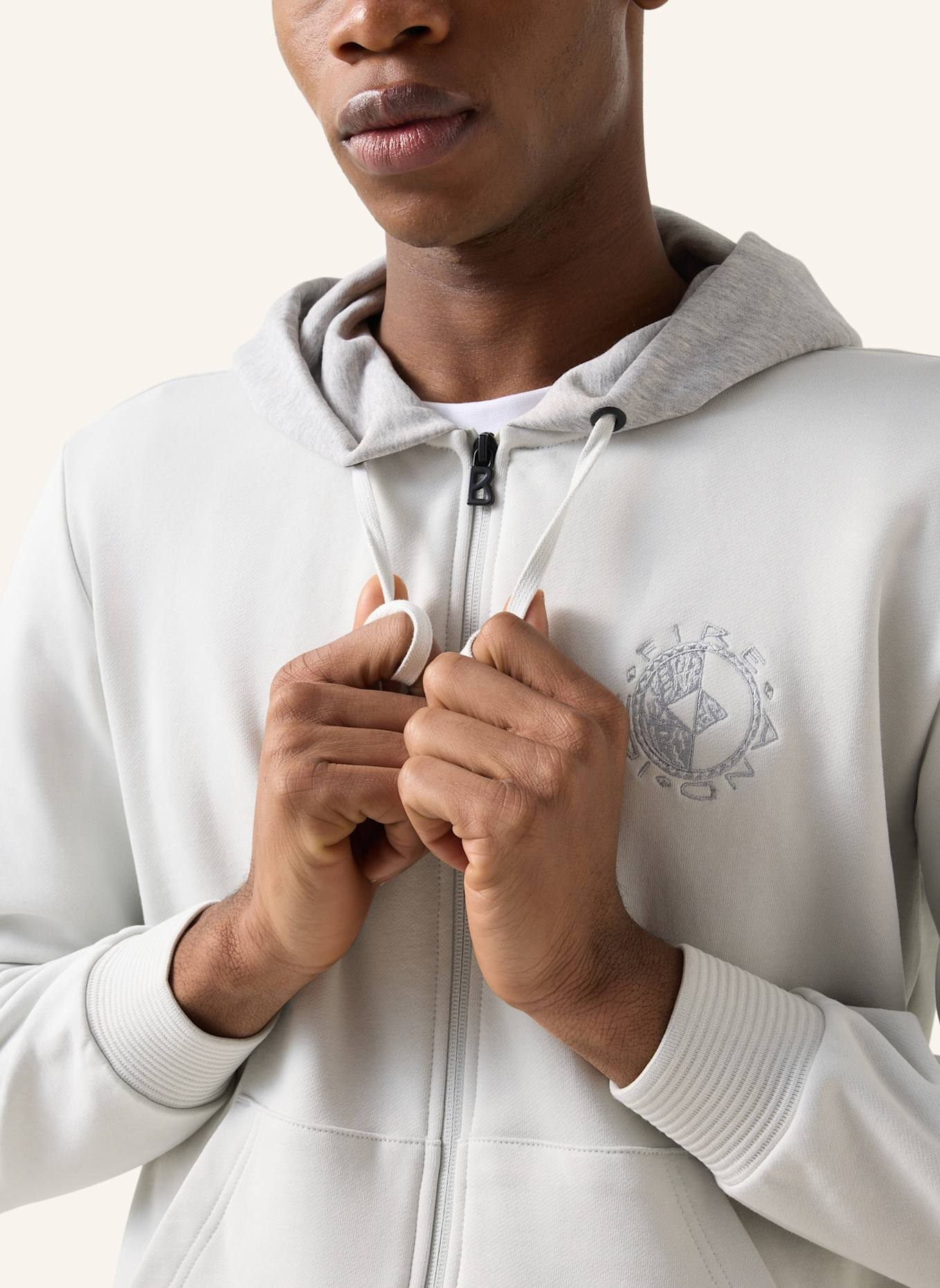 FIRE+ICE Sweatjacke: HELLGRAU