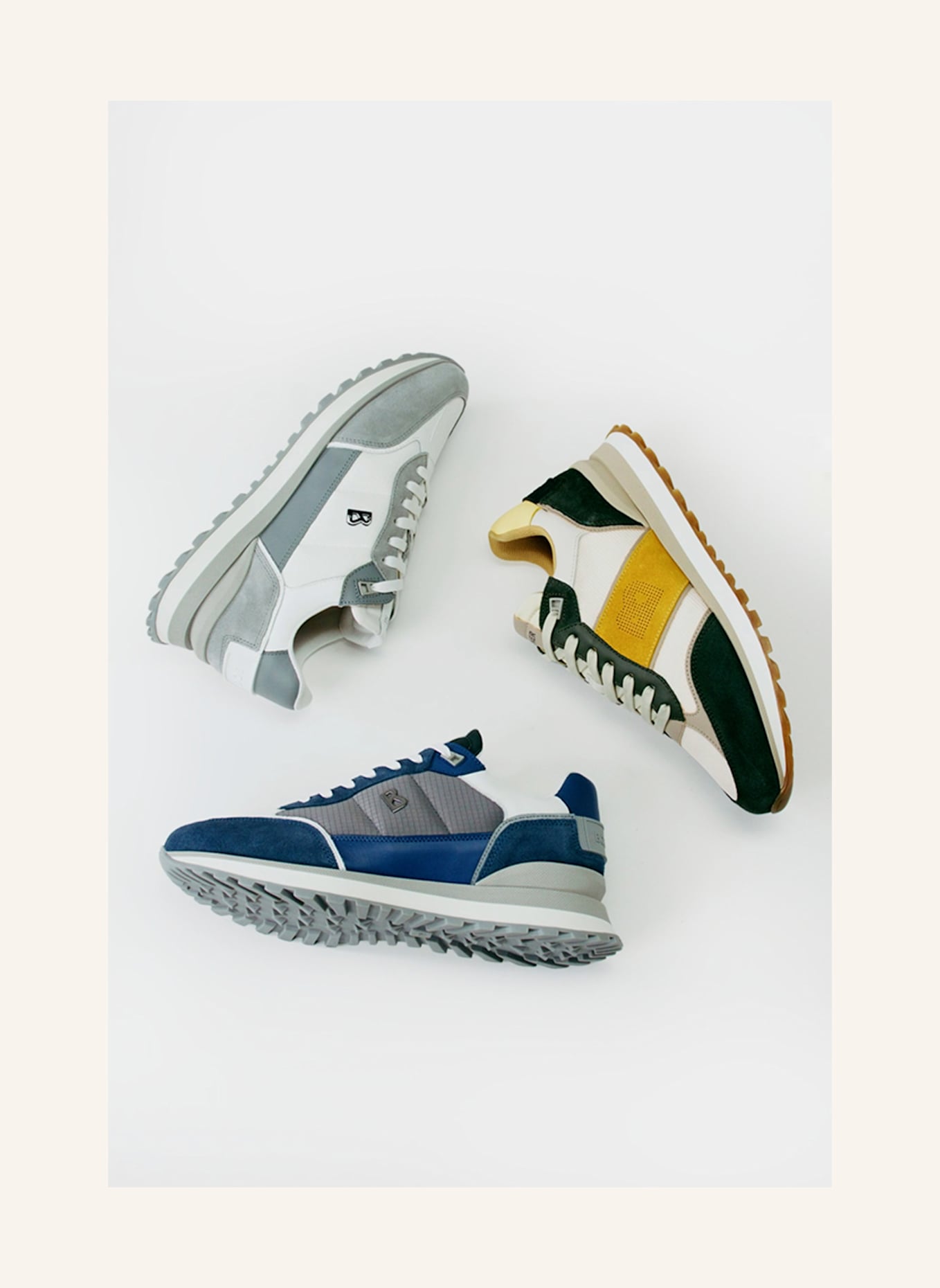 BOGNER Sneaker: BLAU/ GRAU