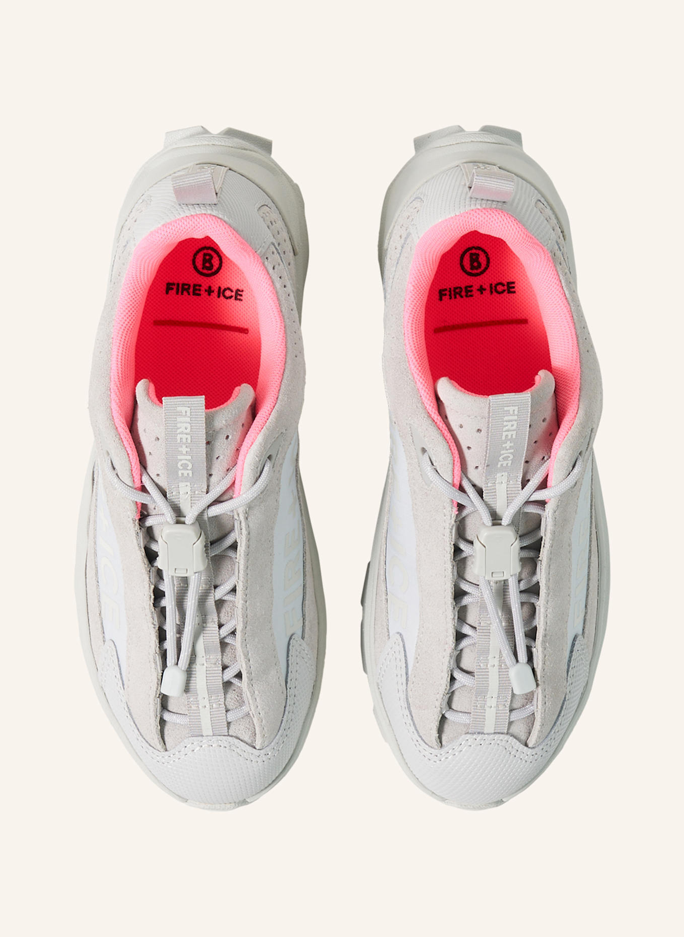 FIRE+ICE Sneaker: HELLGRAU