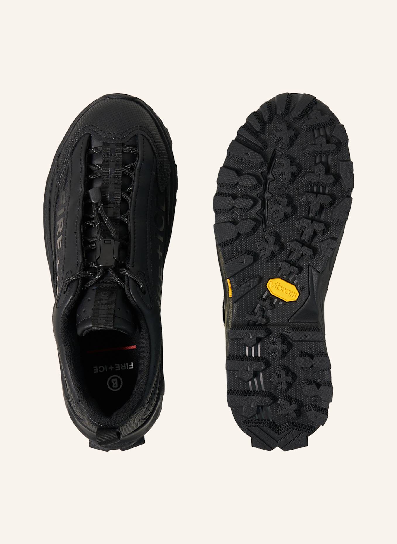 FIRE+ICE Sneaker: SCHWARZ