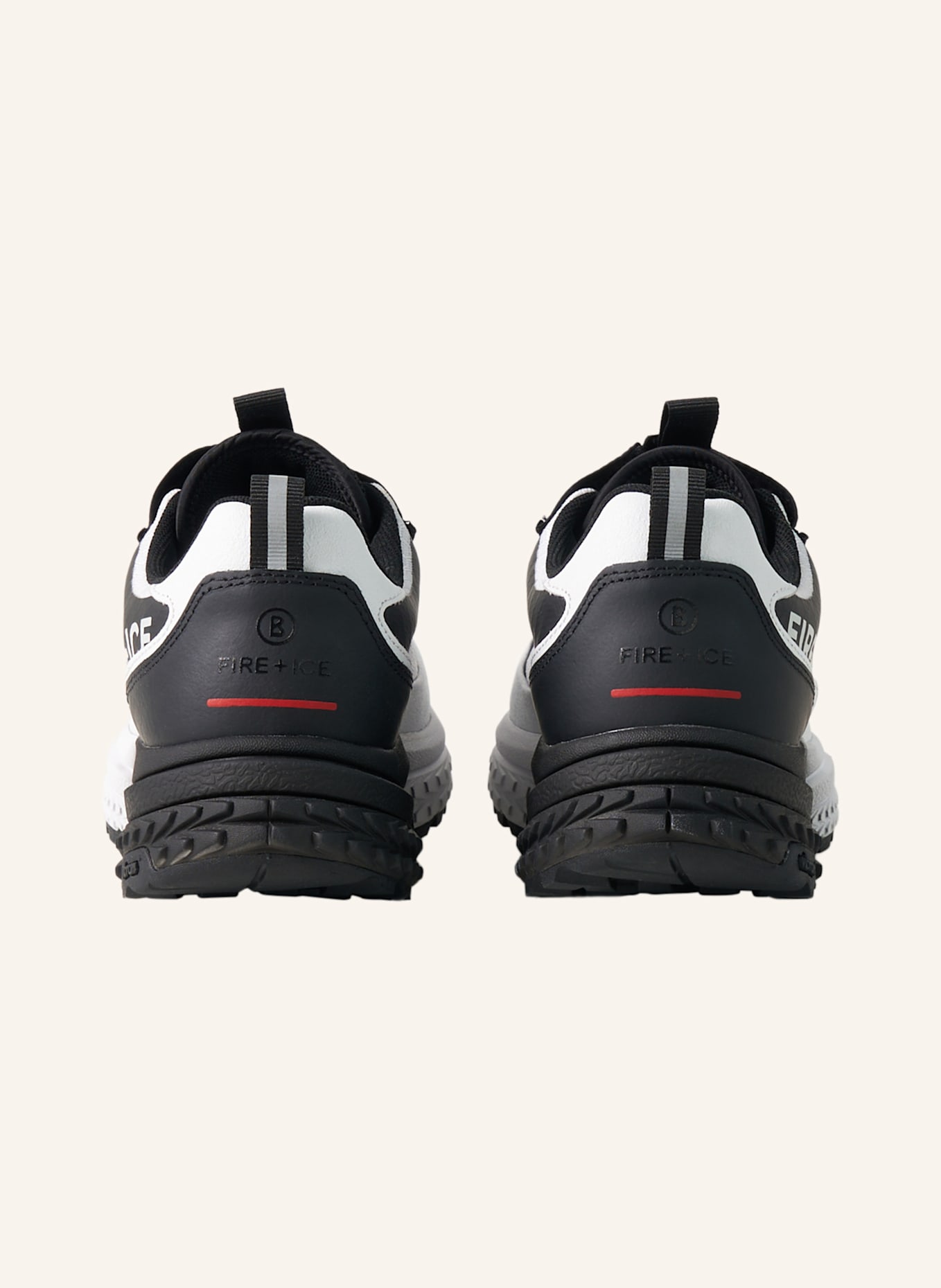FIRE+ICE Sneaker: SCHWARZ/ WEISS