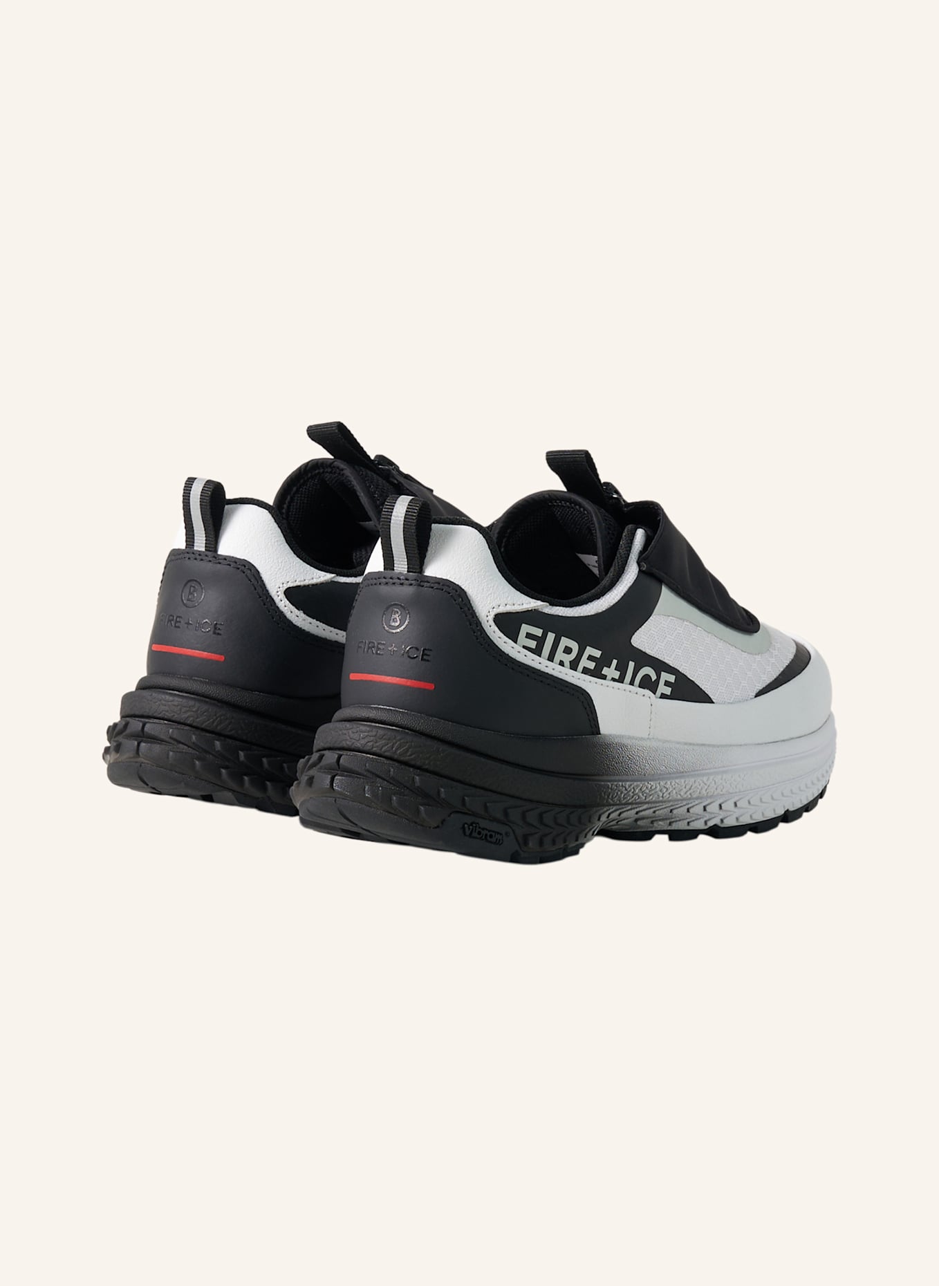 FIRE+ICE Sneaker: SCHWARZ/ WEISS