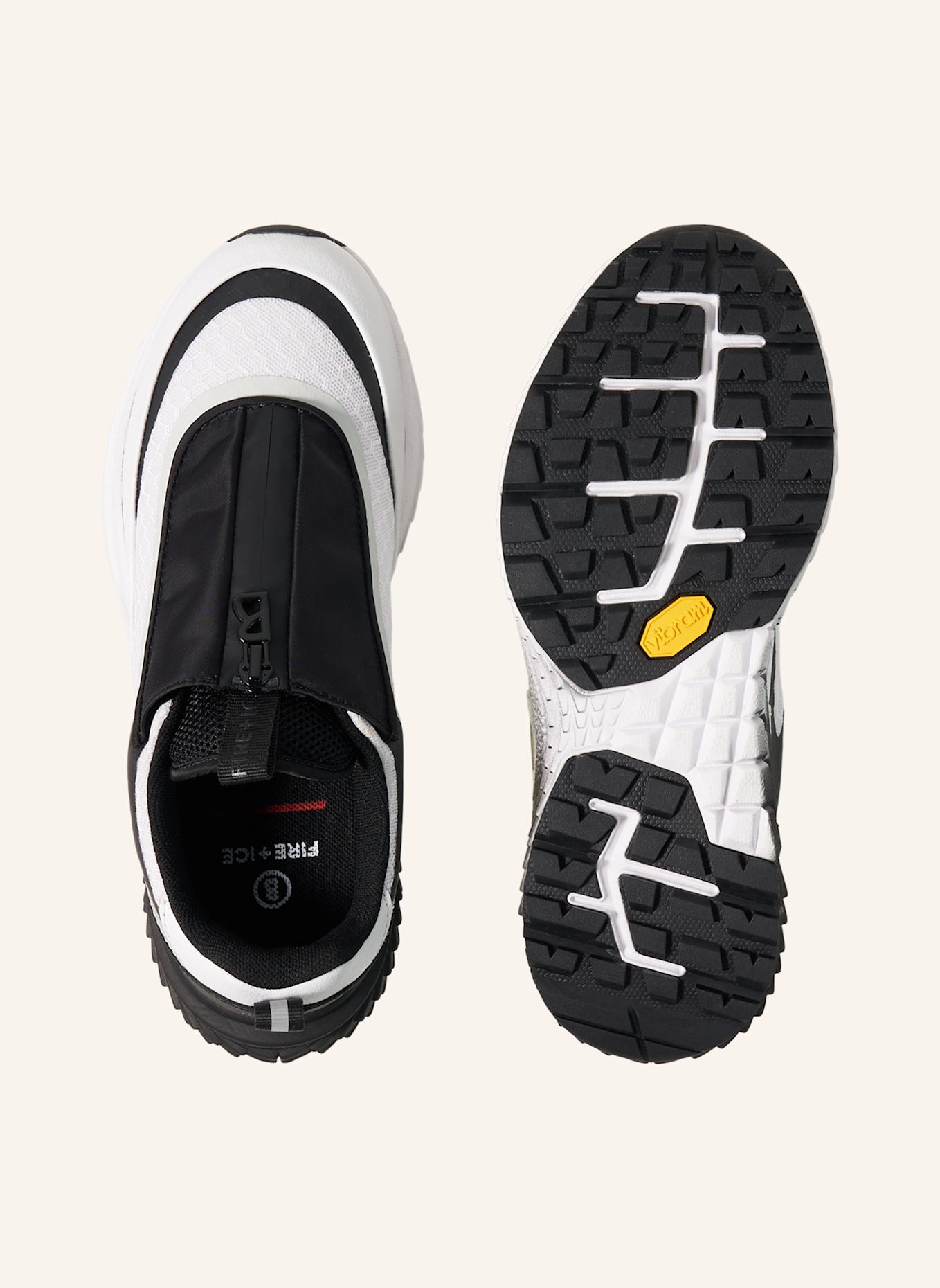 FIRE+ICE Sneaker: SCHWARZ/ WEISS