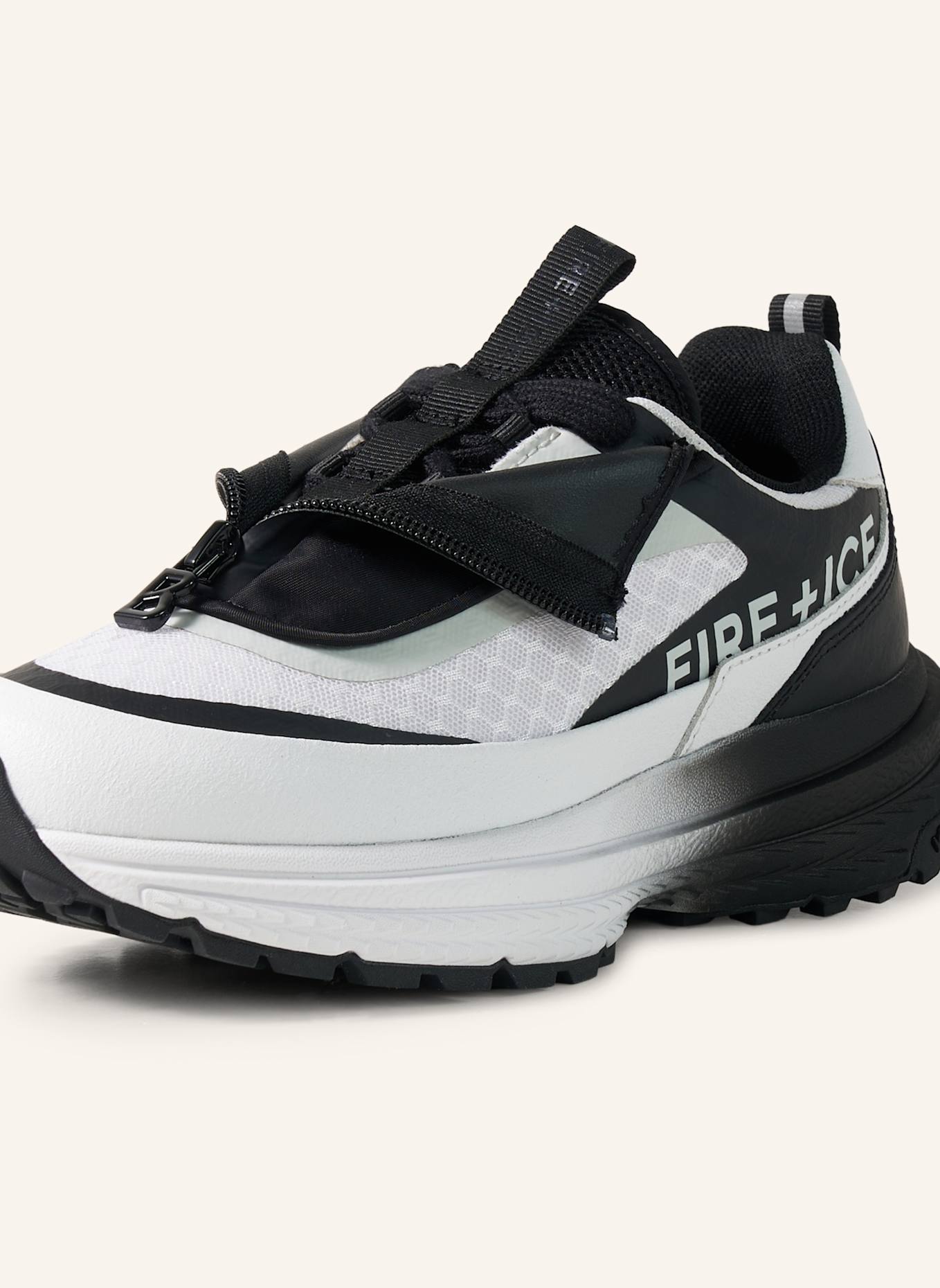 FIRE+ICE Sneaker: SCHWARZ/ WEISS
