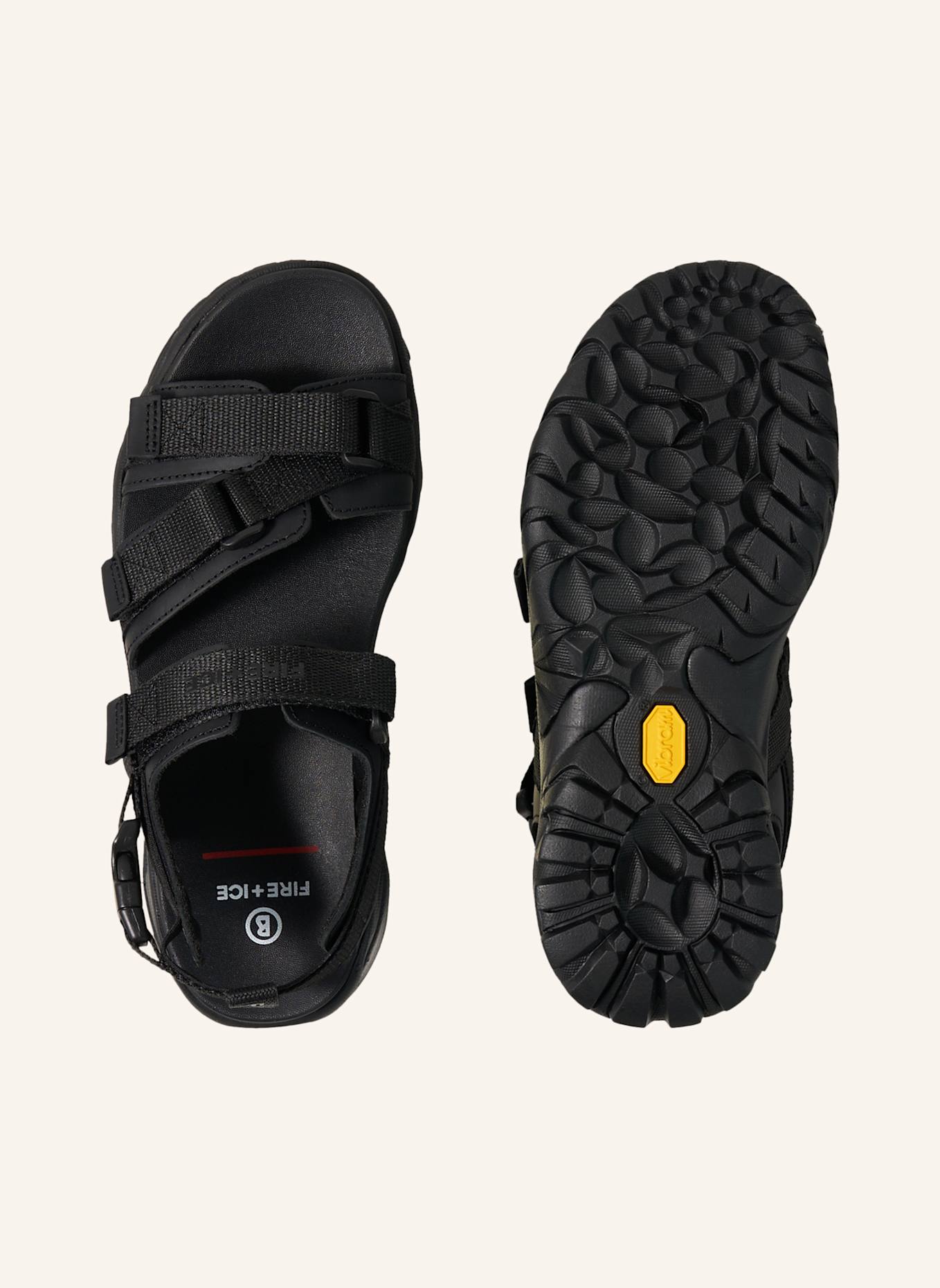 FIRE+ICE Sandalen: SCHWARZ