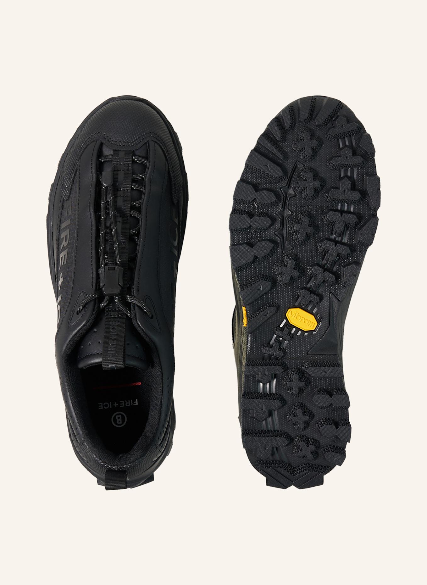 FIRE+ICE Sneaker: SCHWARZ