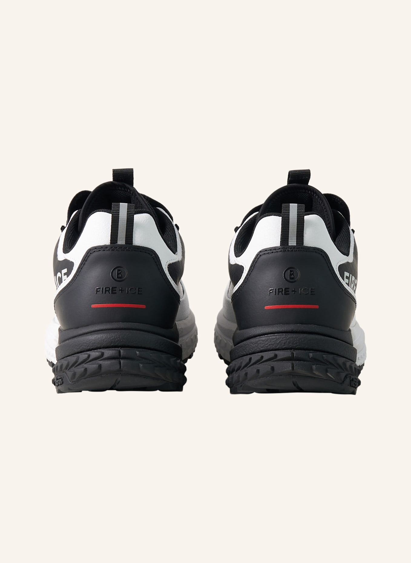 FIRE+ICE Sneaker: SCHWARZ/ WEISS
