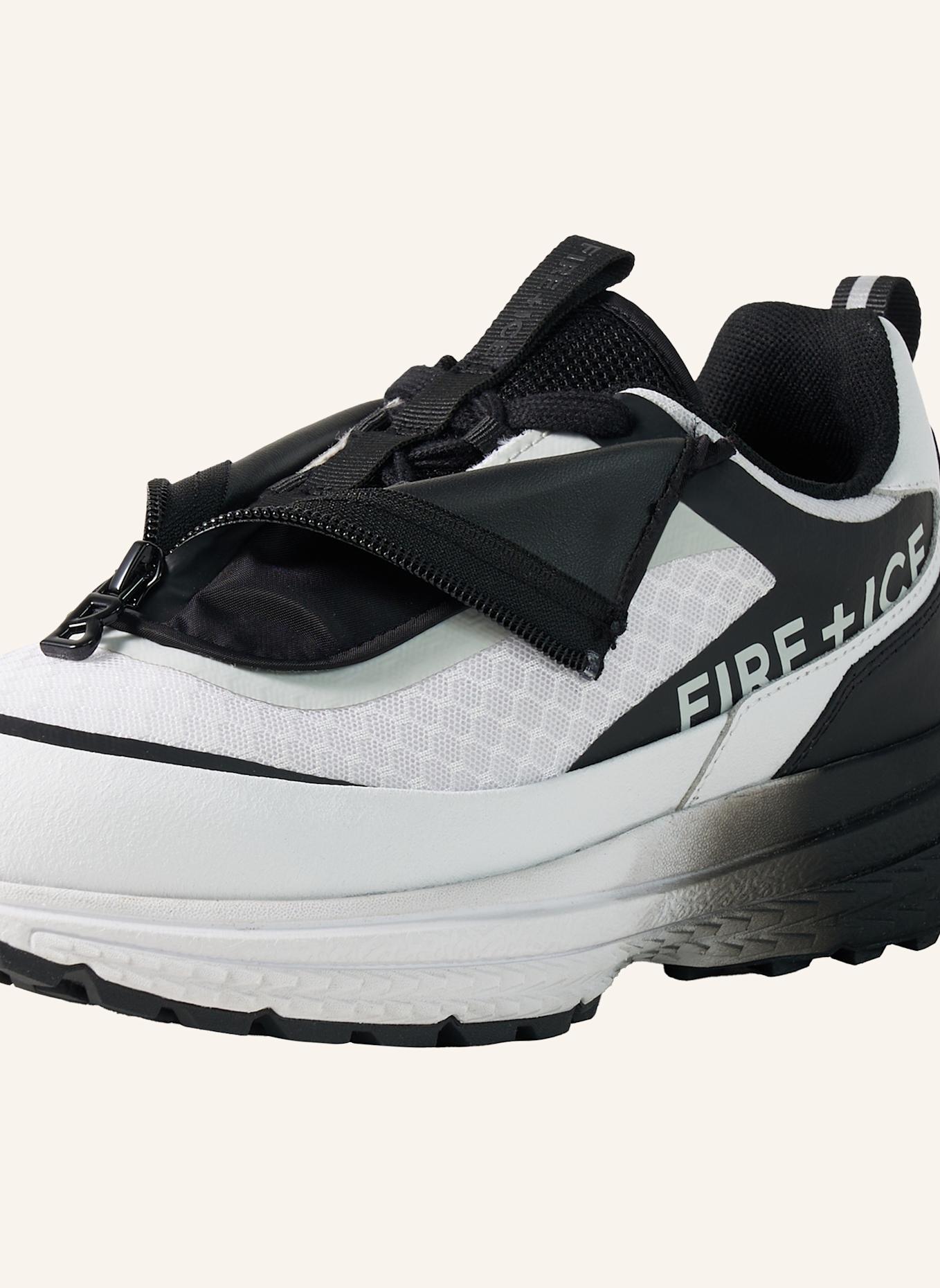 FIRE+ICE Sneaker: SCHWARZ/ WEISS