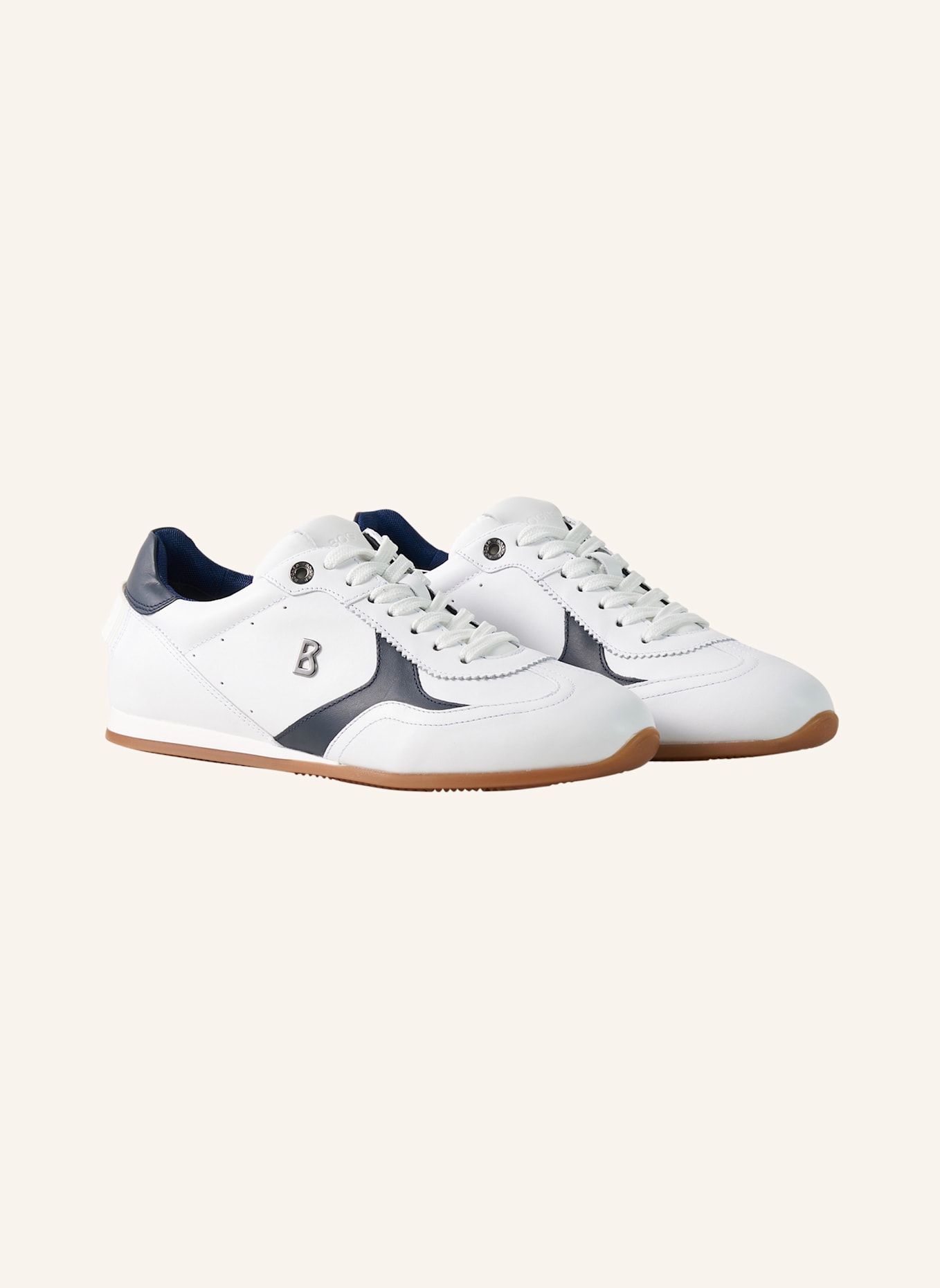 BOGNER Sneaker: WEISS/ BLAU