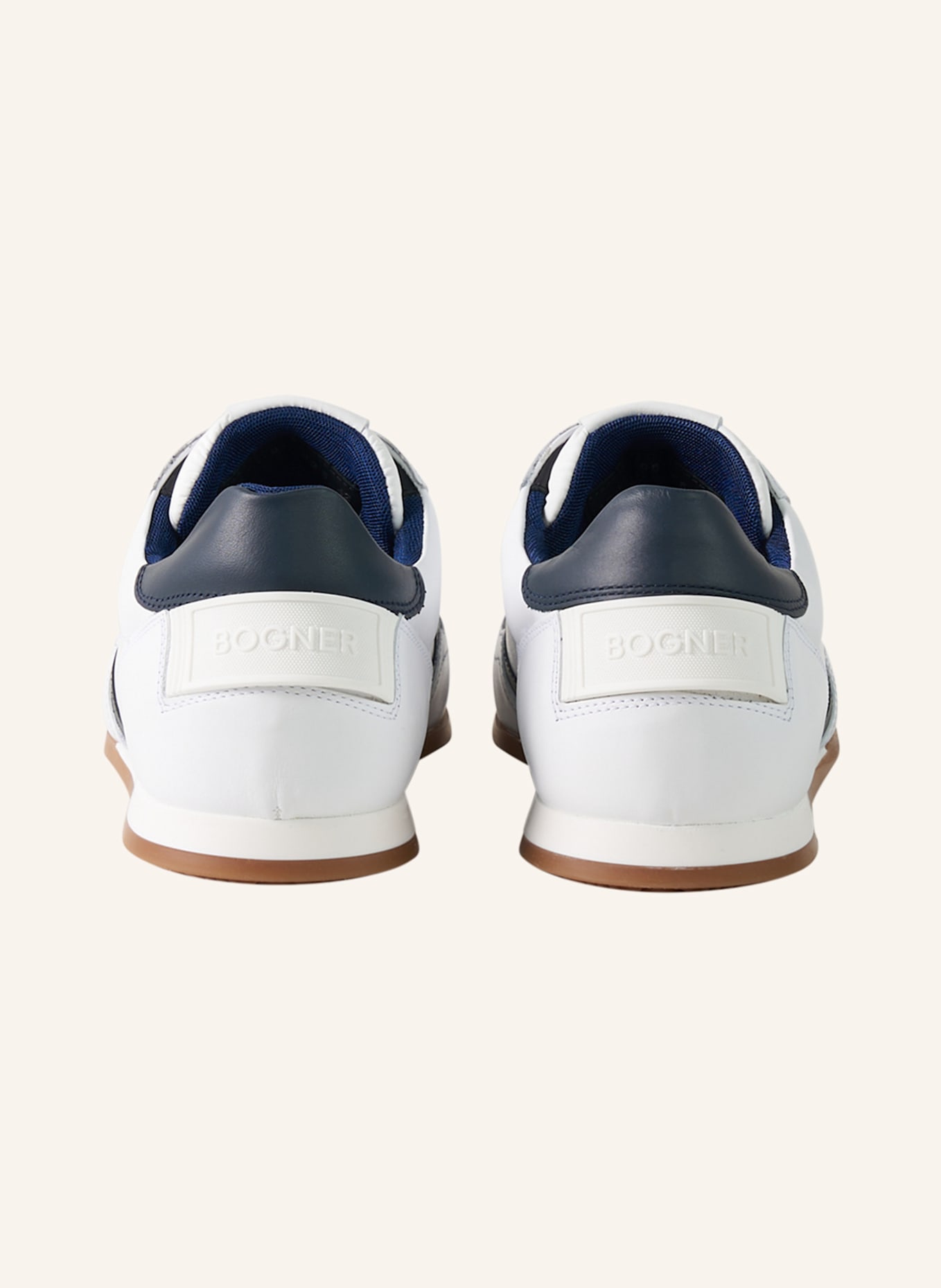 BOGNER Sneaker: WEISS/ BLAU