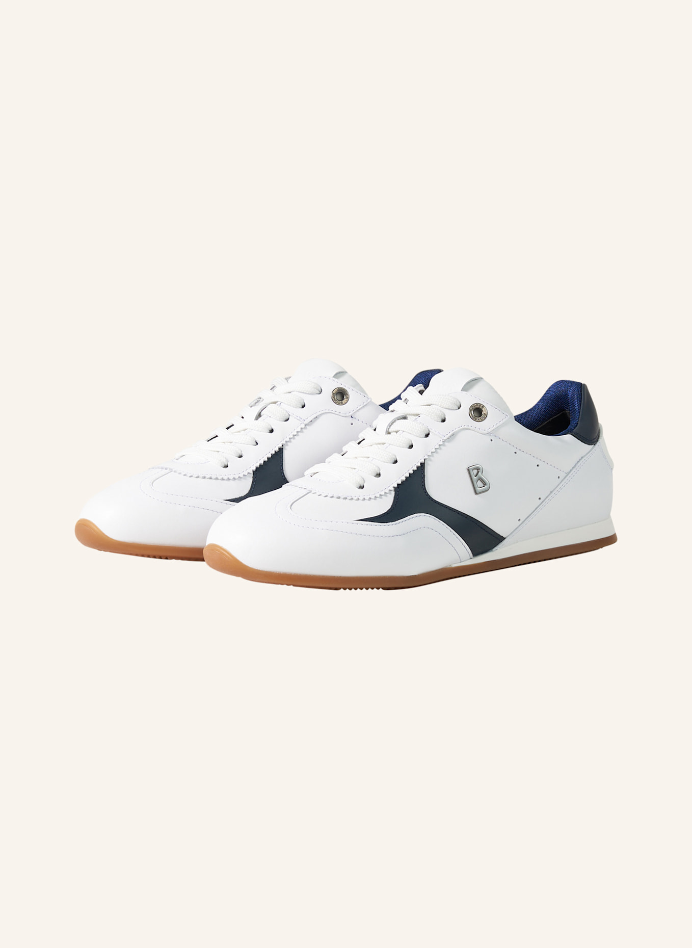 BOGNER Sneaker: WEISS/ BLAU