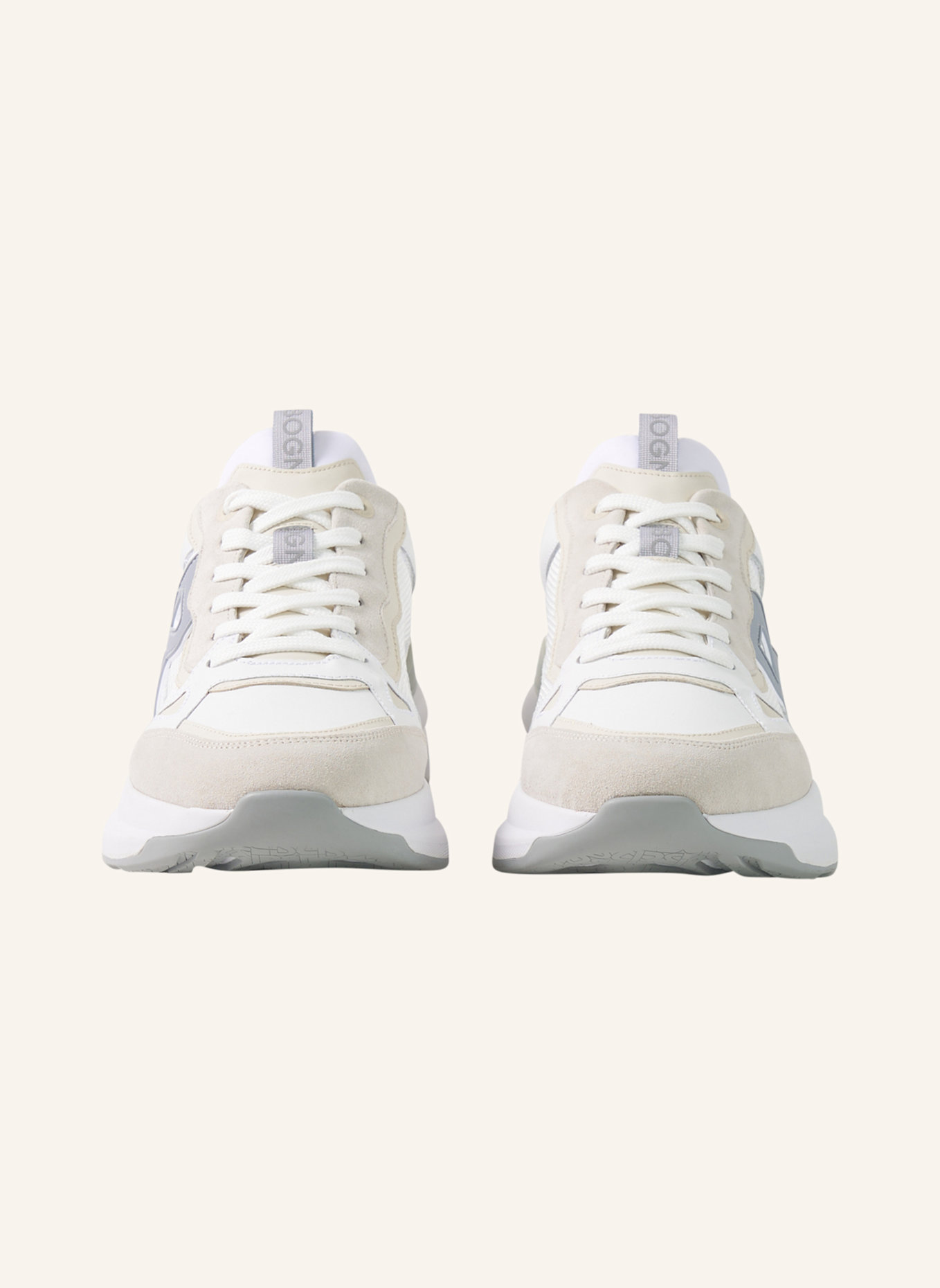 BOGNER Sneaker: BEIGE/ WEISS