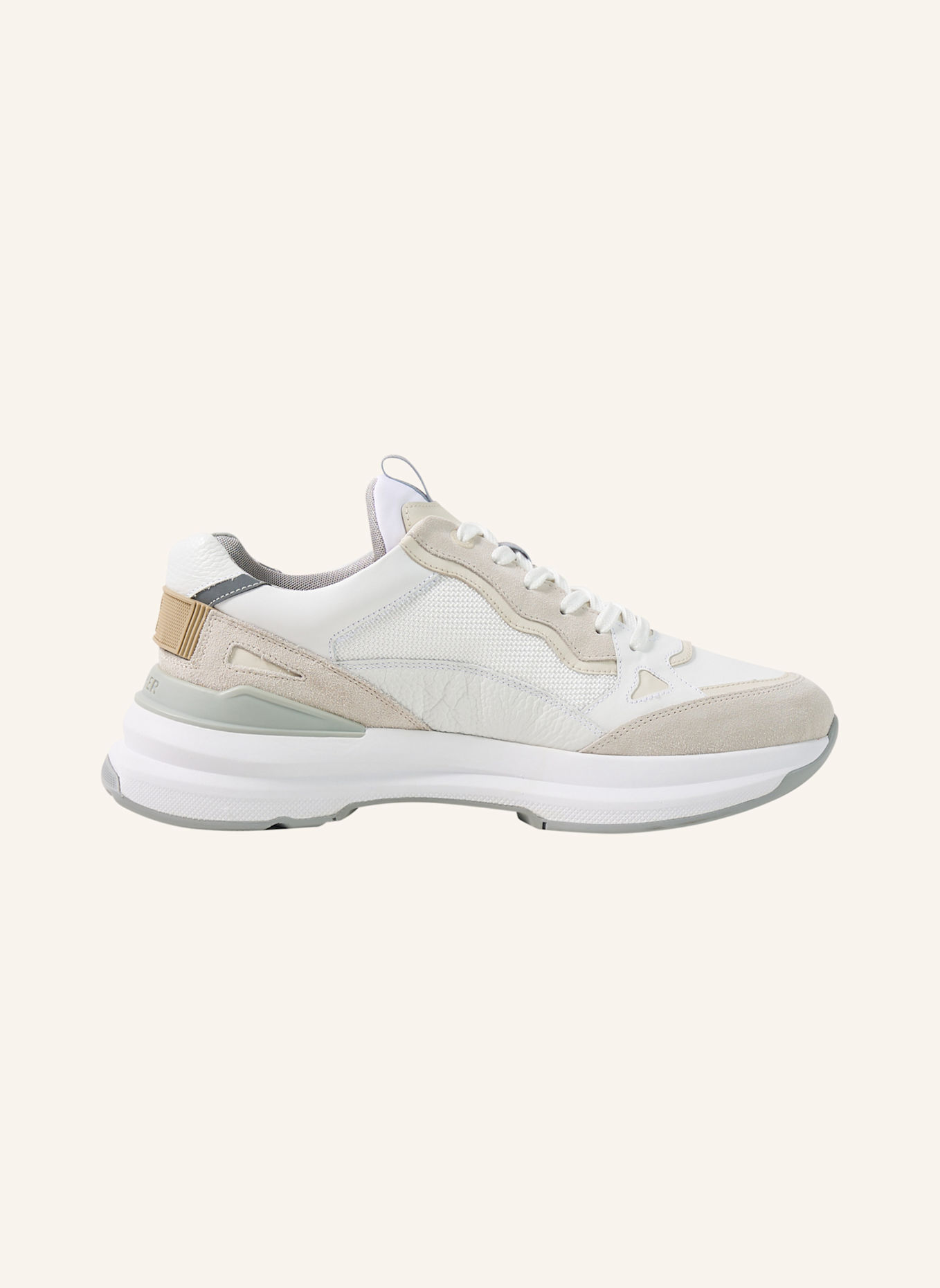 BOGNER Sneaker: BEIGE/ WEISS