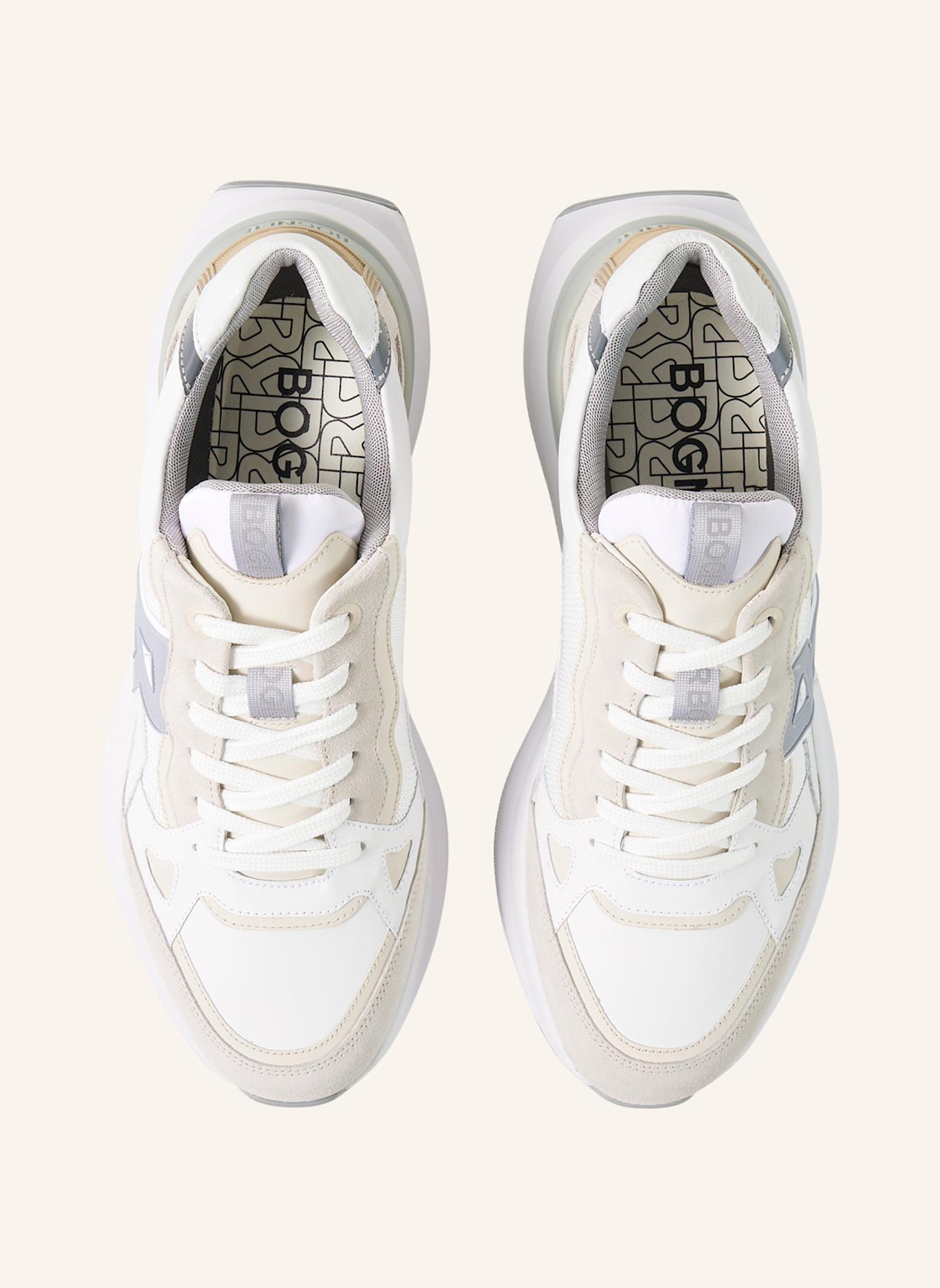 BOGNER Sneaker: BEIGE/ WEISS