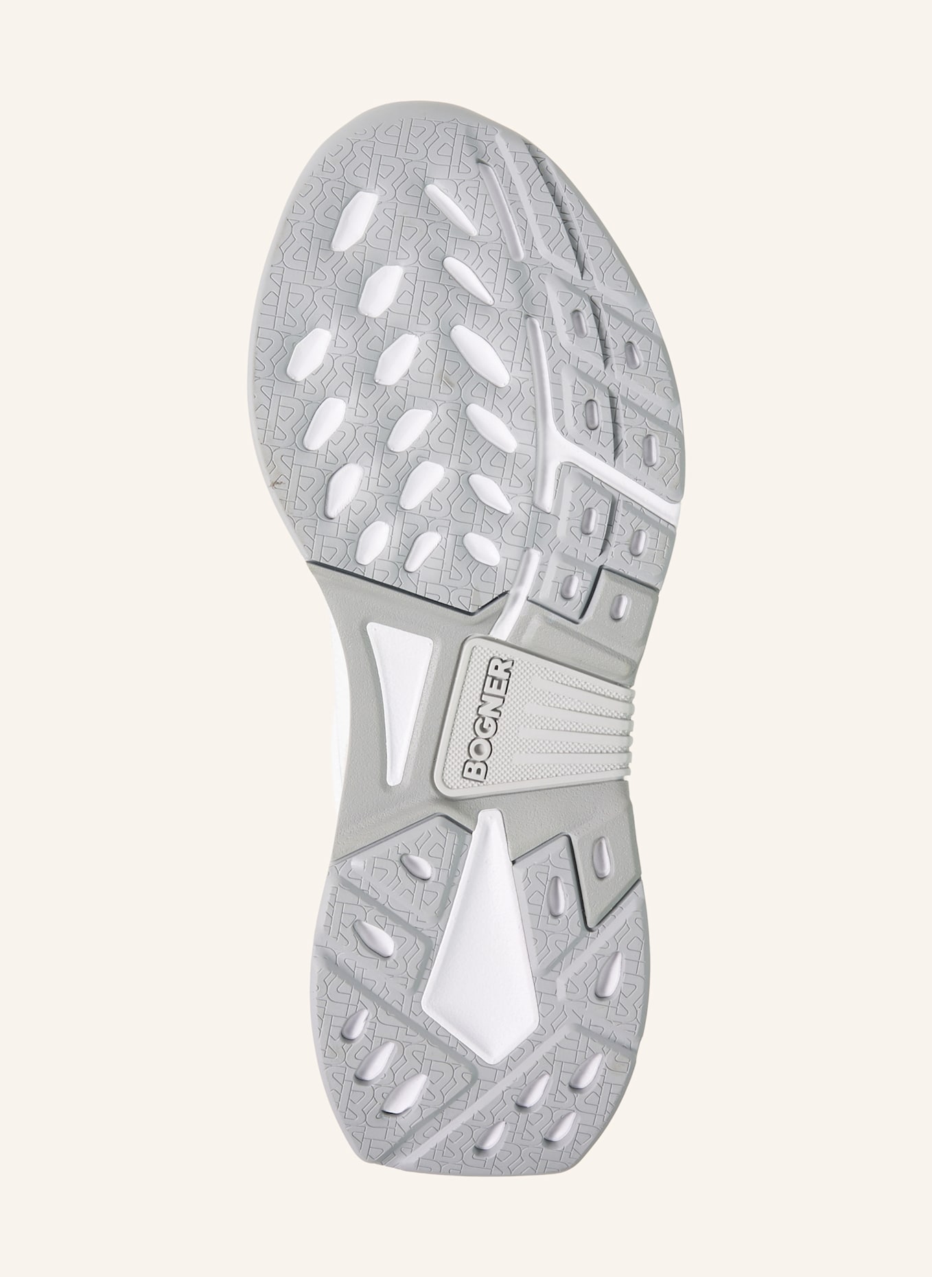 BOGNER Sneaker: BEIGE/ WEISS