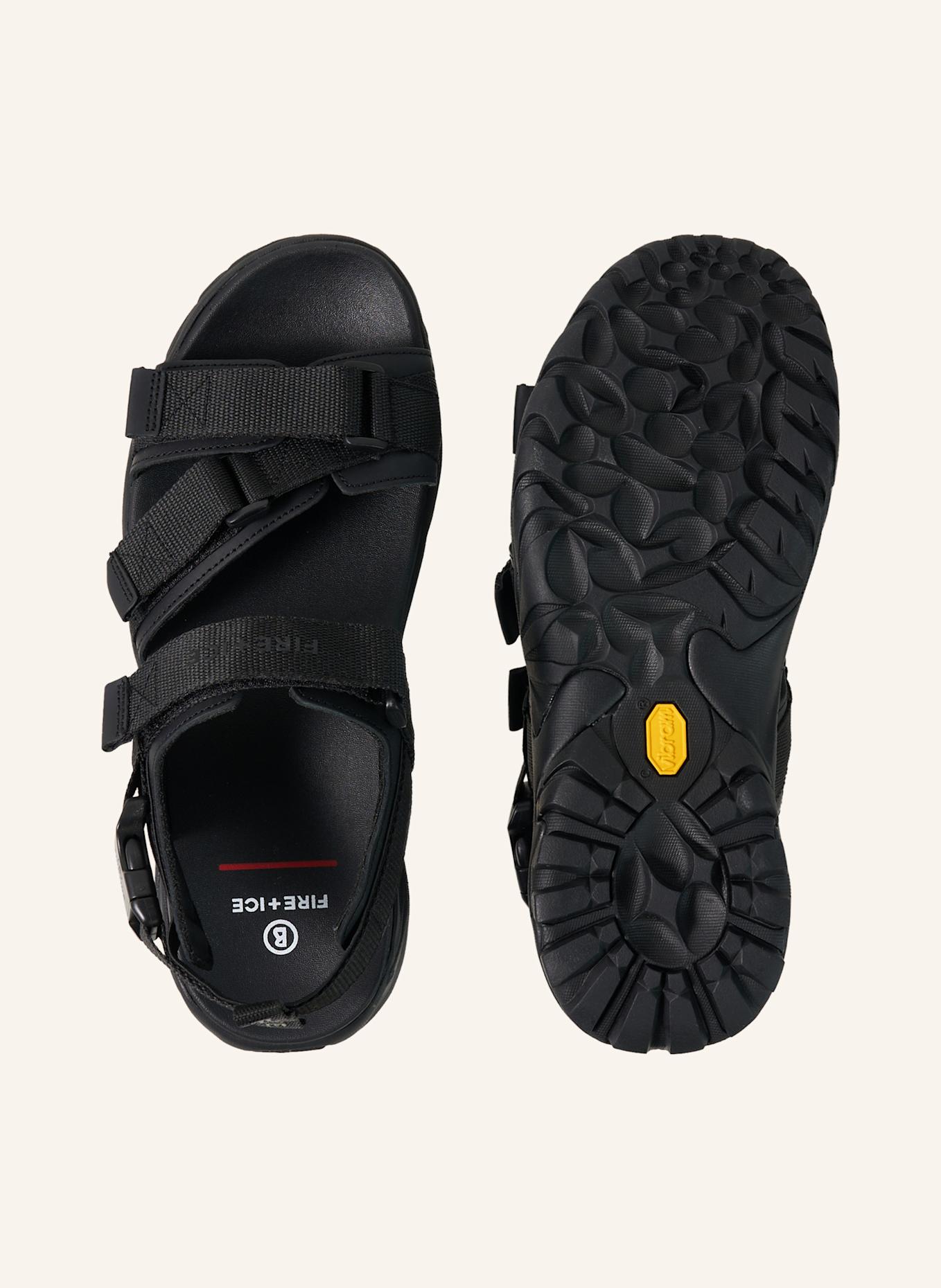 FIRE+ICE Sandalen: SCHWARZ