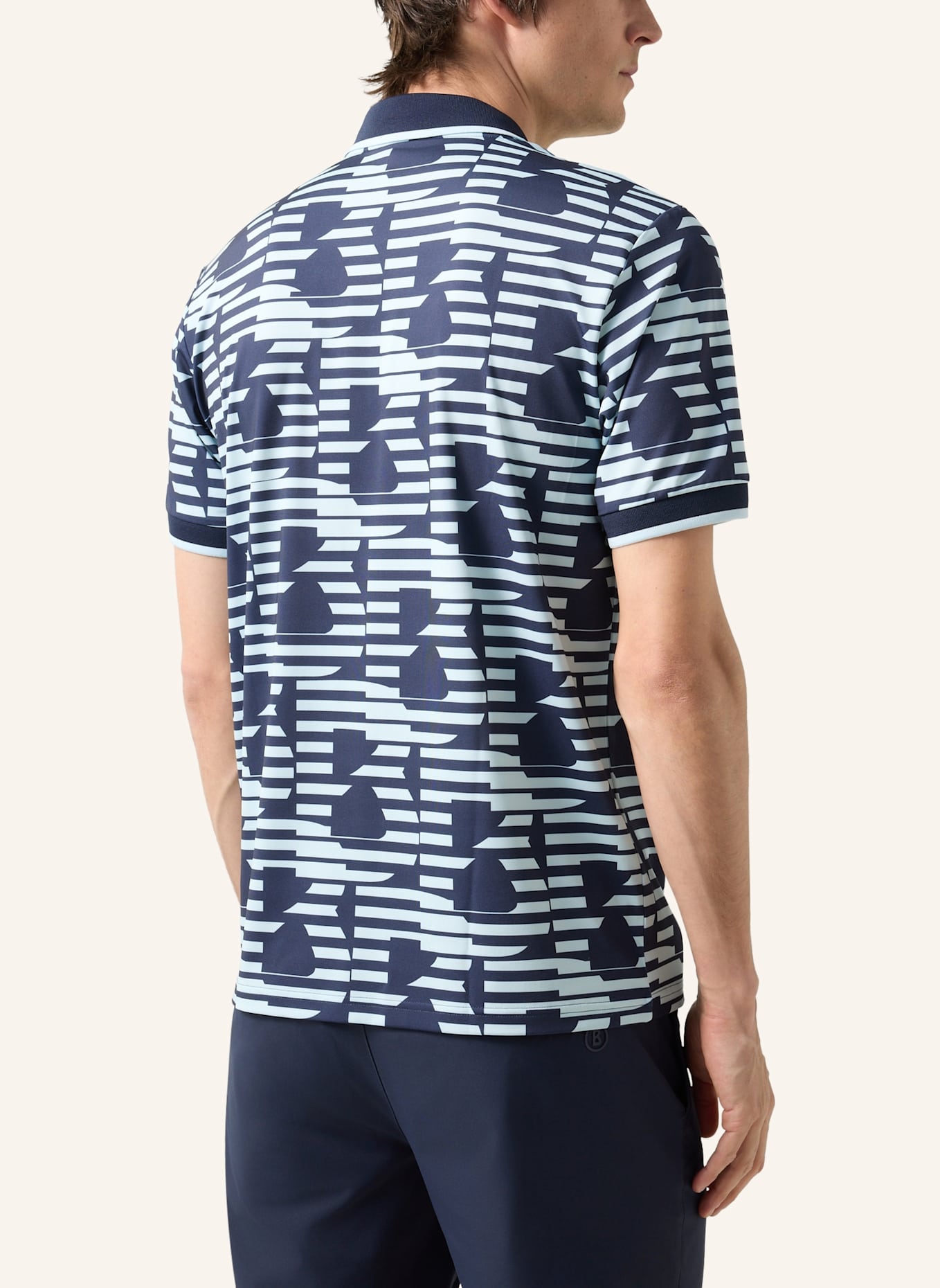BOGNER Jersey-Poloshirt VALENTIN: DUNKELBLAU/ HELLBLAU