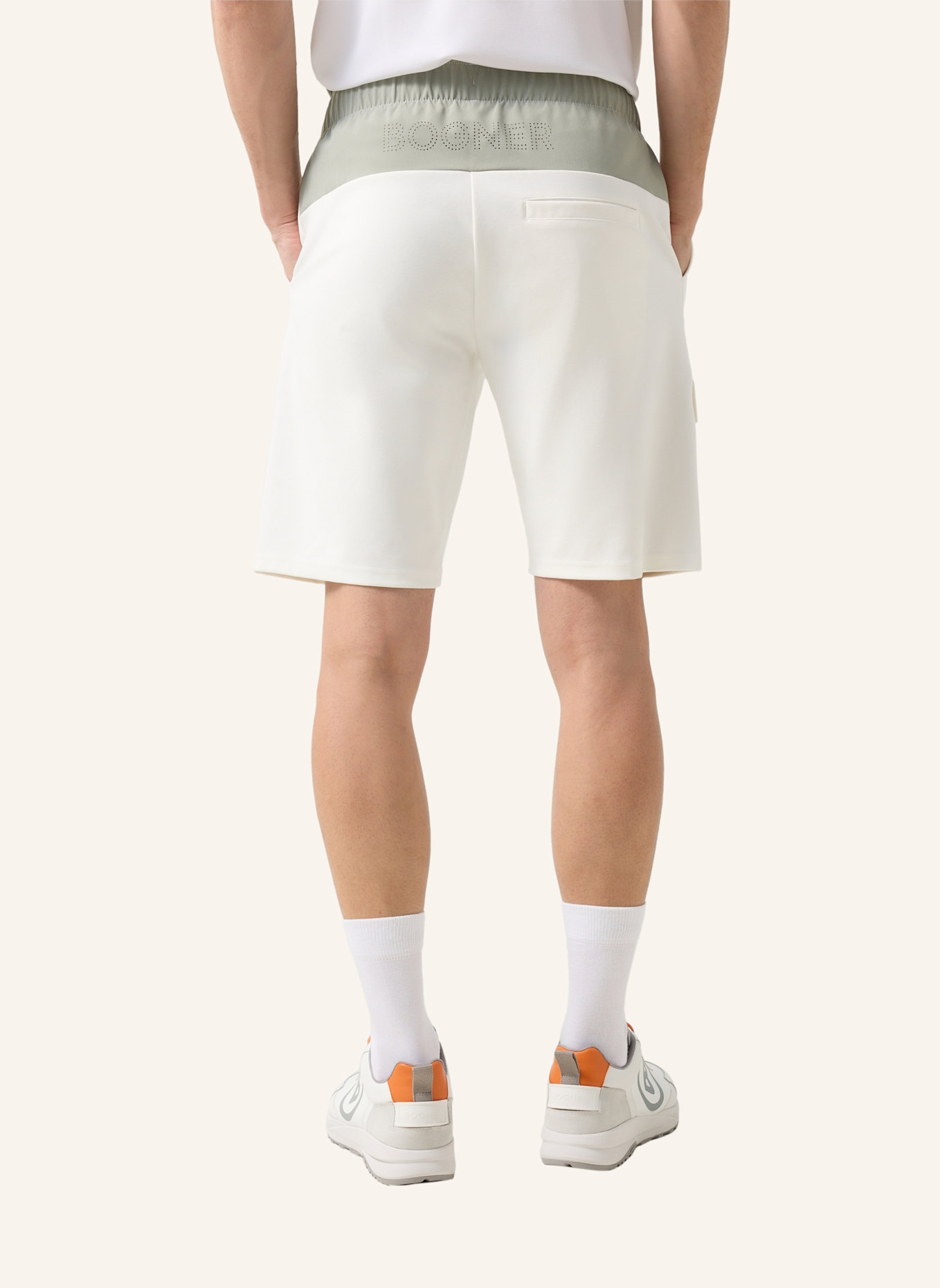 BOGNER Sweatshorts: WEISS