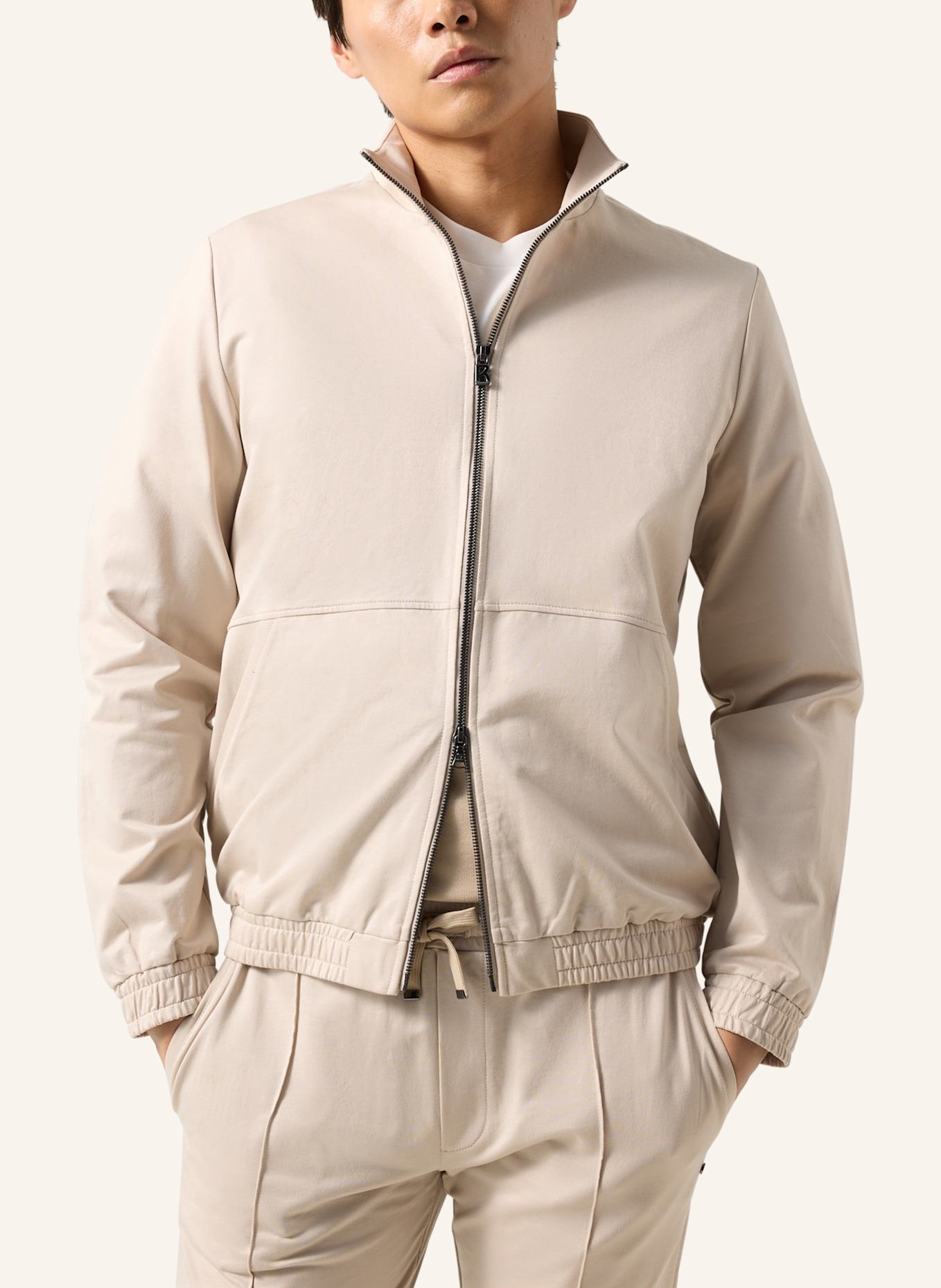 BOGNER Sweatjacke: BEIGE