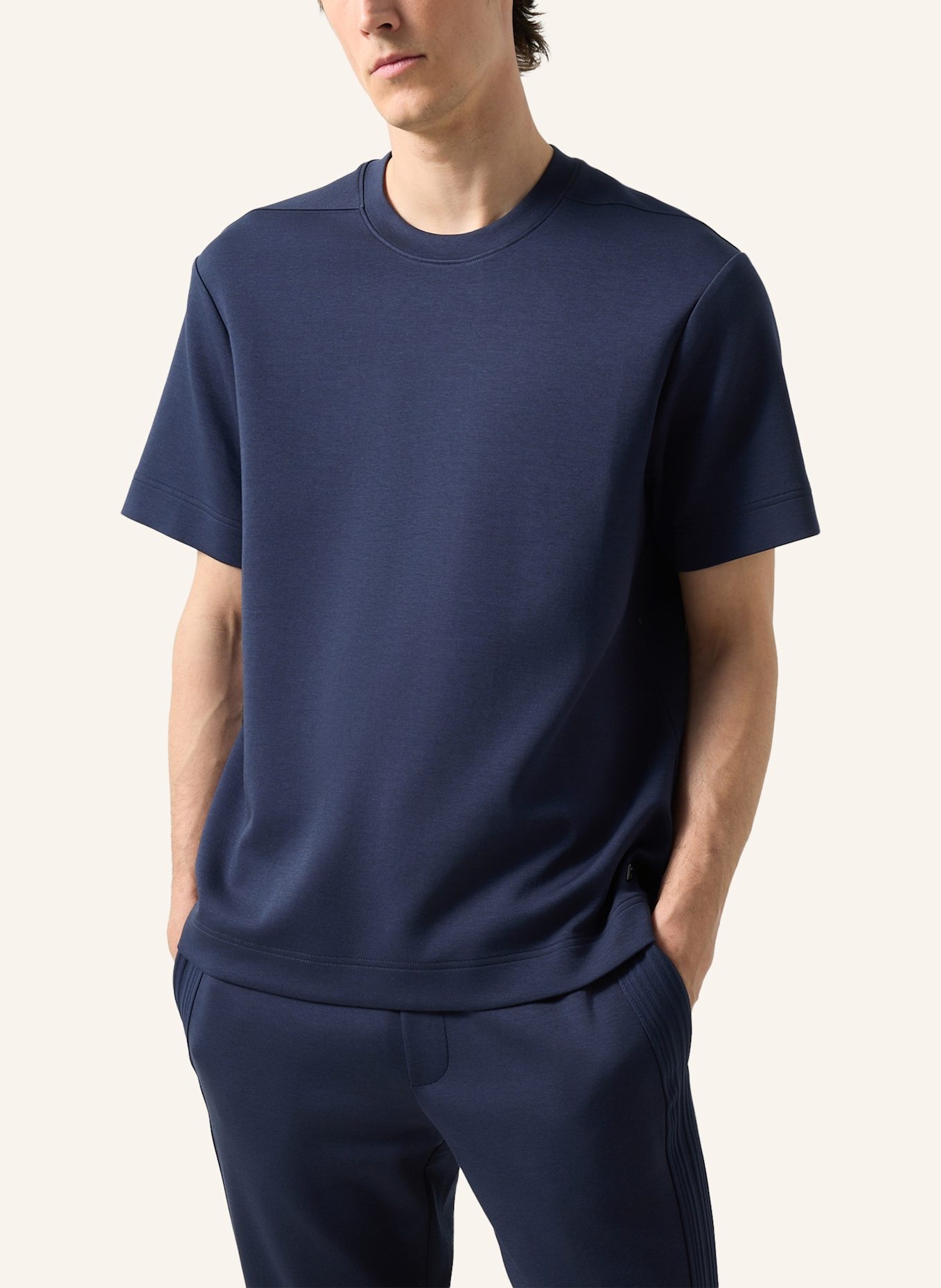 BOGNER T-Shirt: DUNKELBLAU