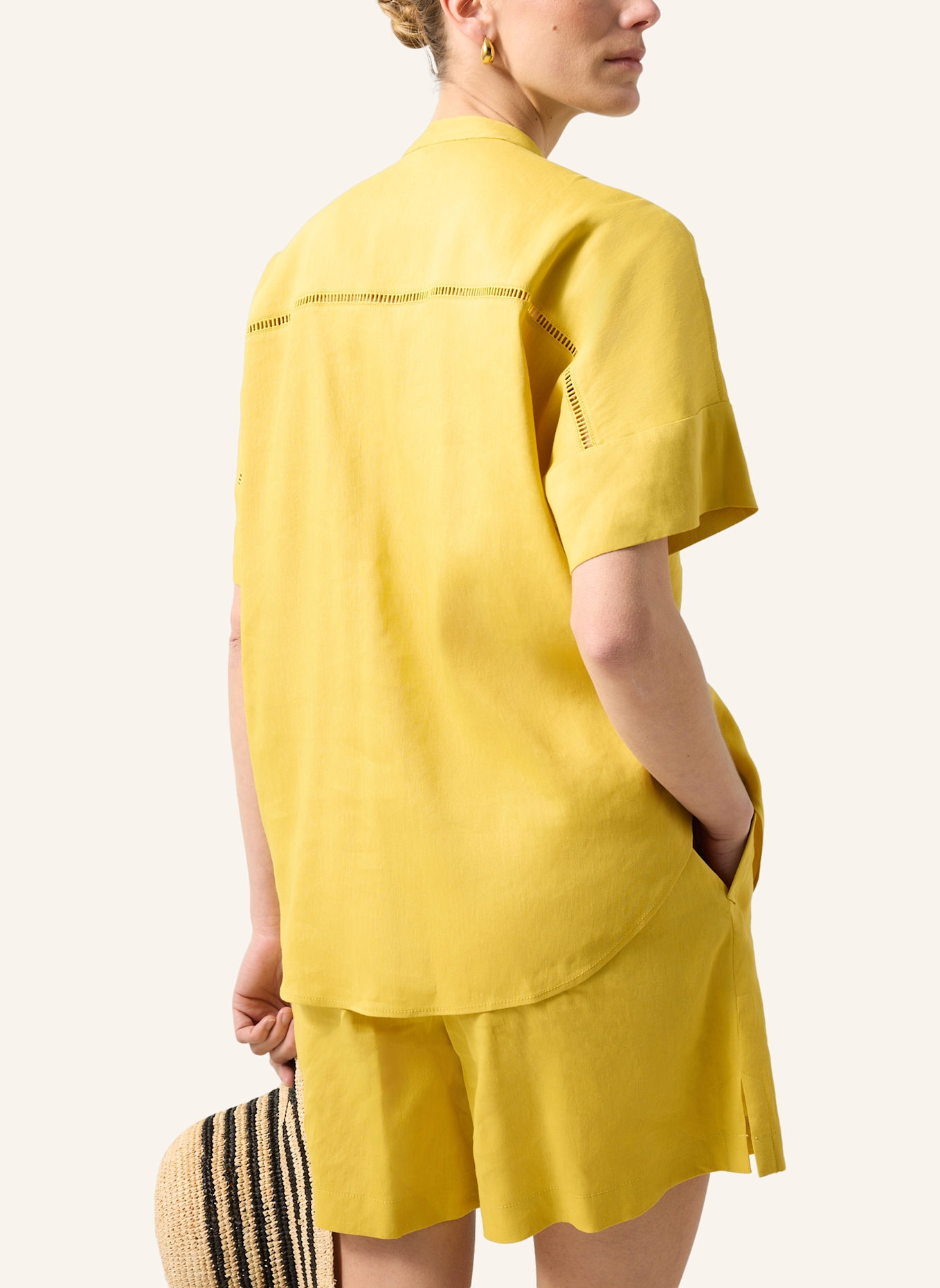 BOGNER Bluse CHERYL mit Leinen: GELB