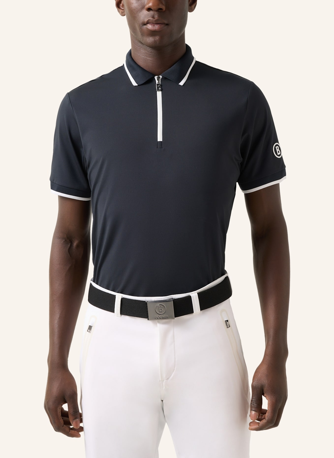 BOGNER Funktions-Poloshirt CODY: SCHWARZ