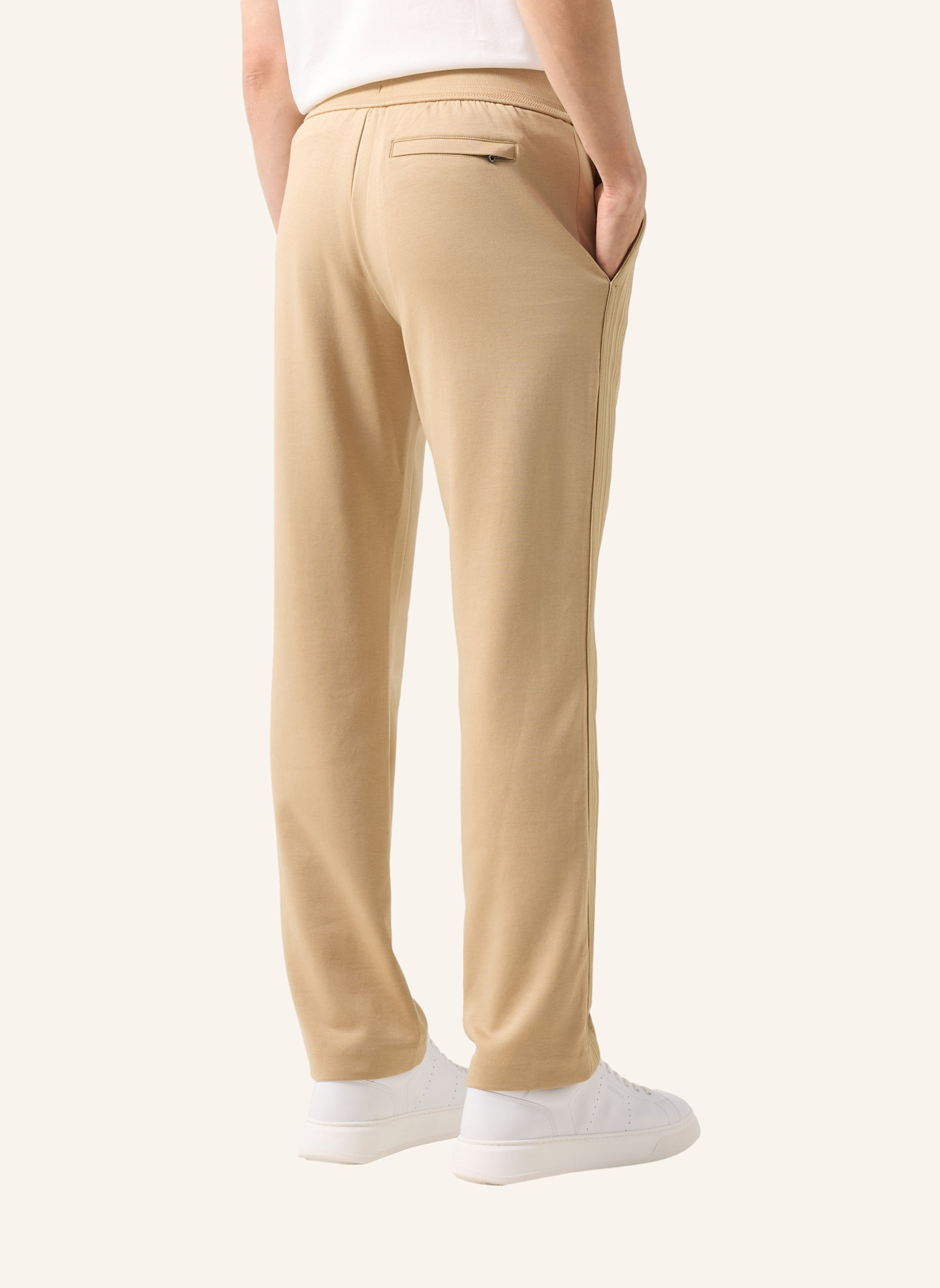 BOGNER Sweatpants LEROY mit Galonstreifen: CAMEL
