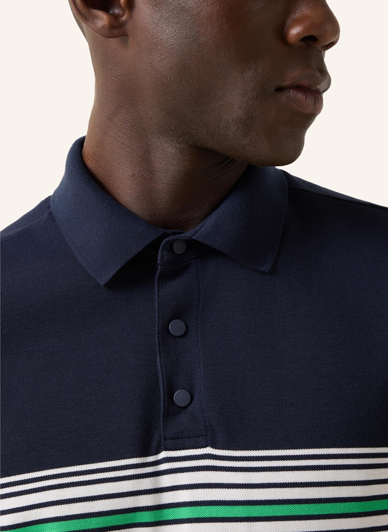 BOGNER Polo-Shirt: BLAU/ WEISS/ ORANGE/ DUNKELBLAU/ GRÜN