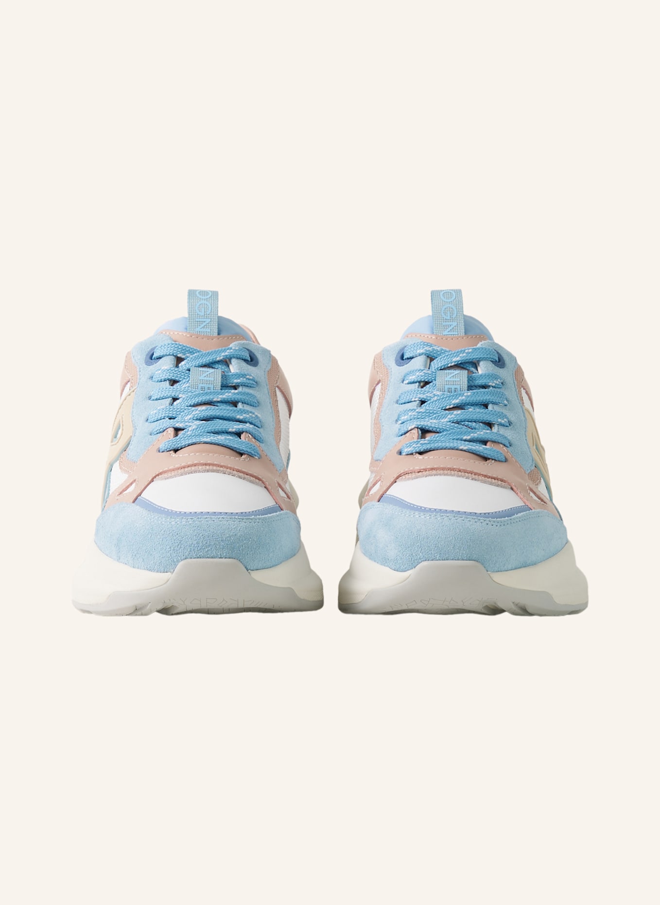 BOGNER Sneaker: HELLBLAU/ ROSÉ