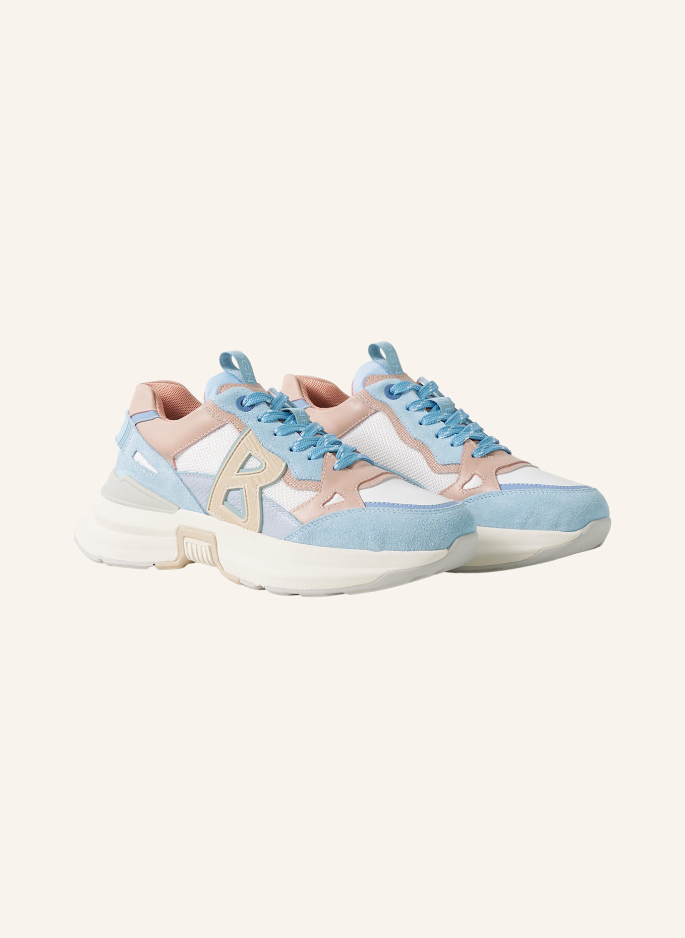 BOGNER Sneaker: HELLBLAU/ ROSÉ