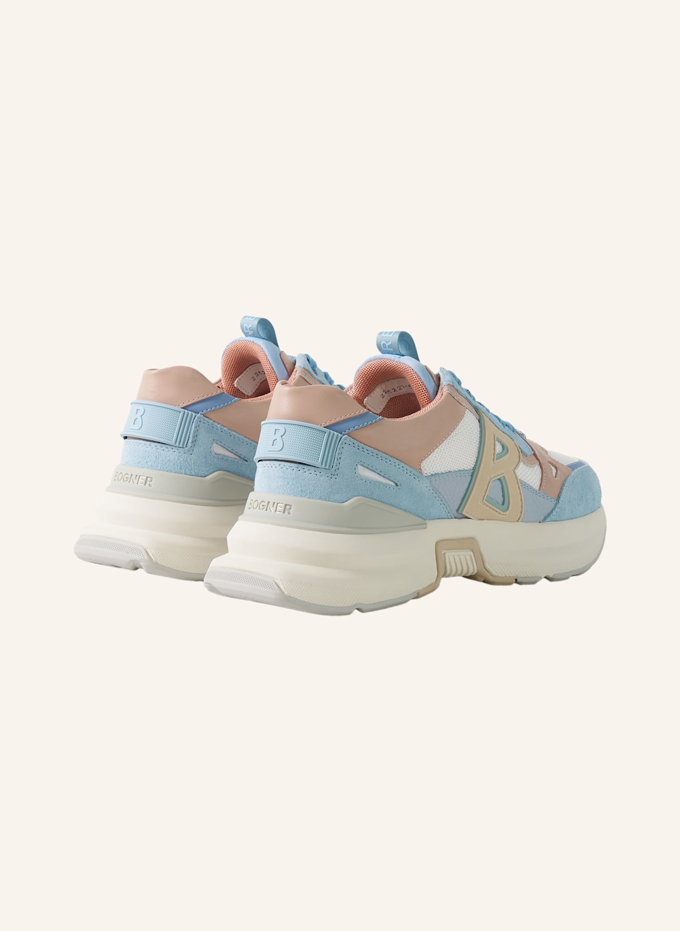BOGNER Sneaker: HELLBLAU/ ROSÉ
