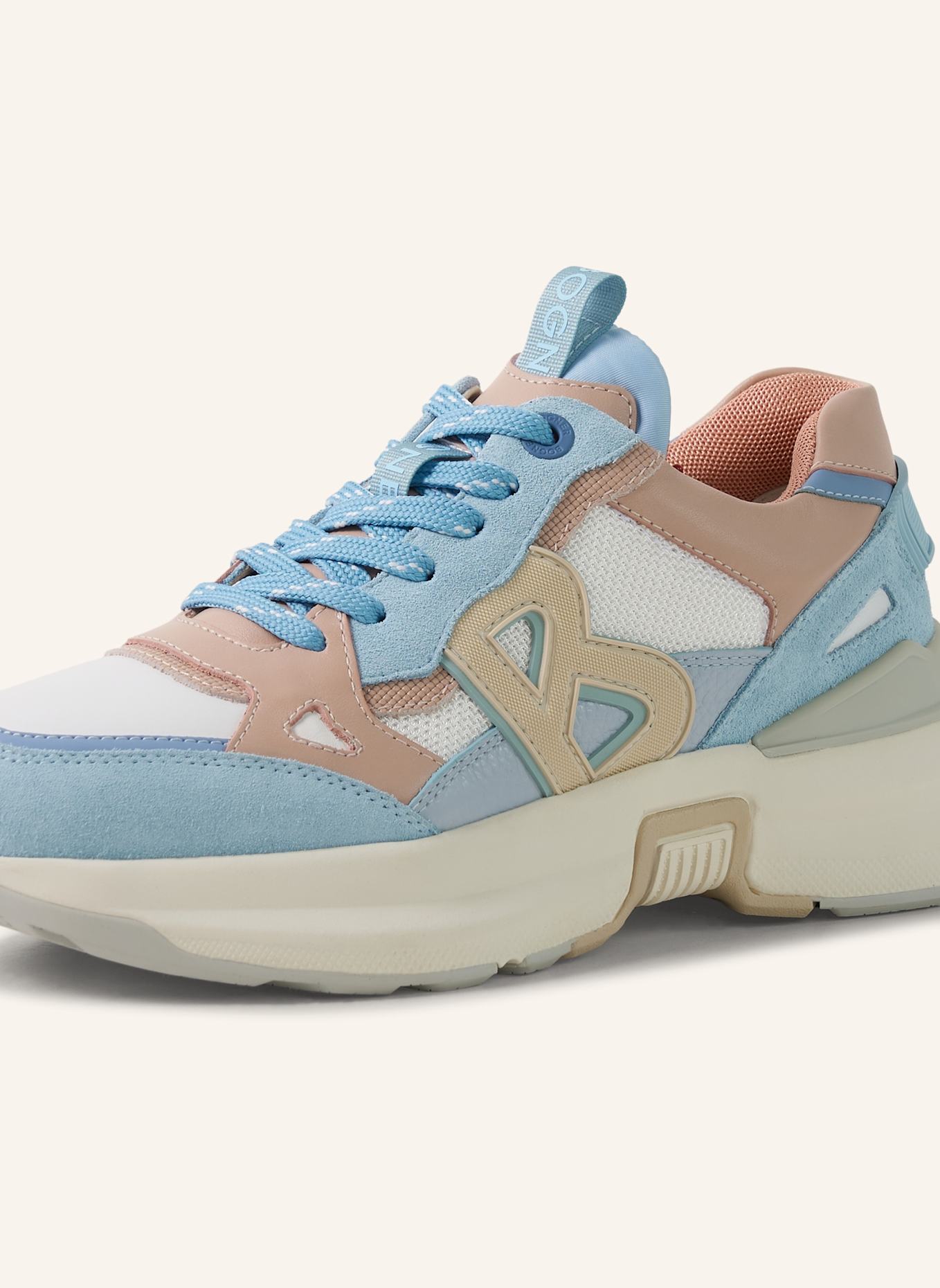 BOGNER Sneaker: HELLBLAU/ ROSÉ