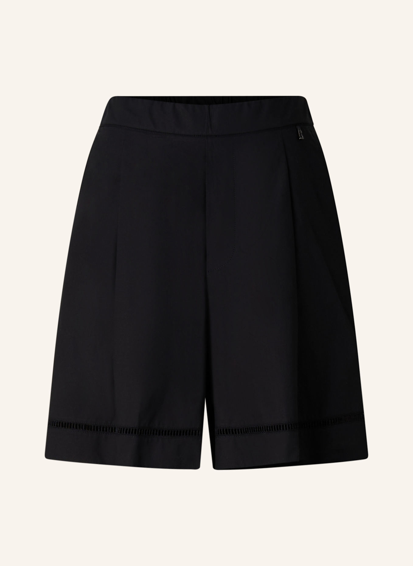 BOGNER Shorts SUNNY mit Lochspitze: SCHWARZ