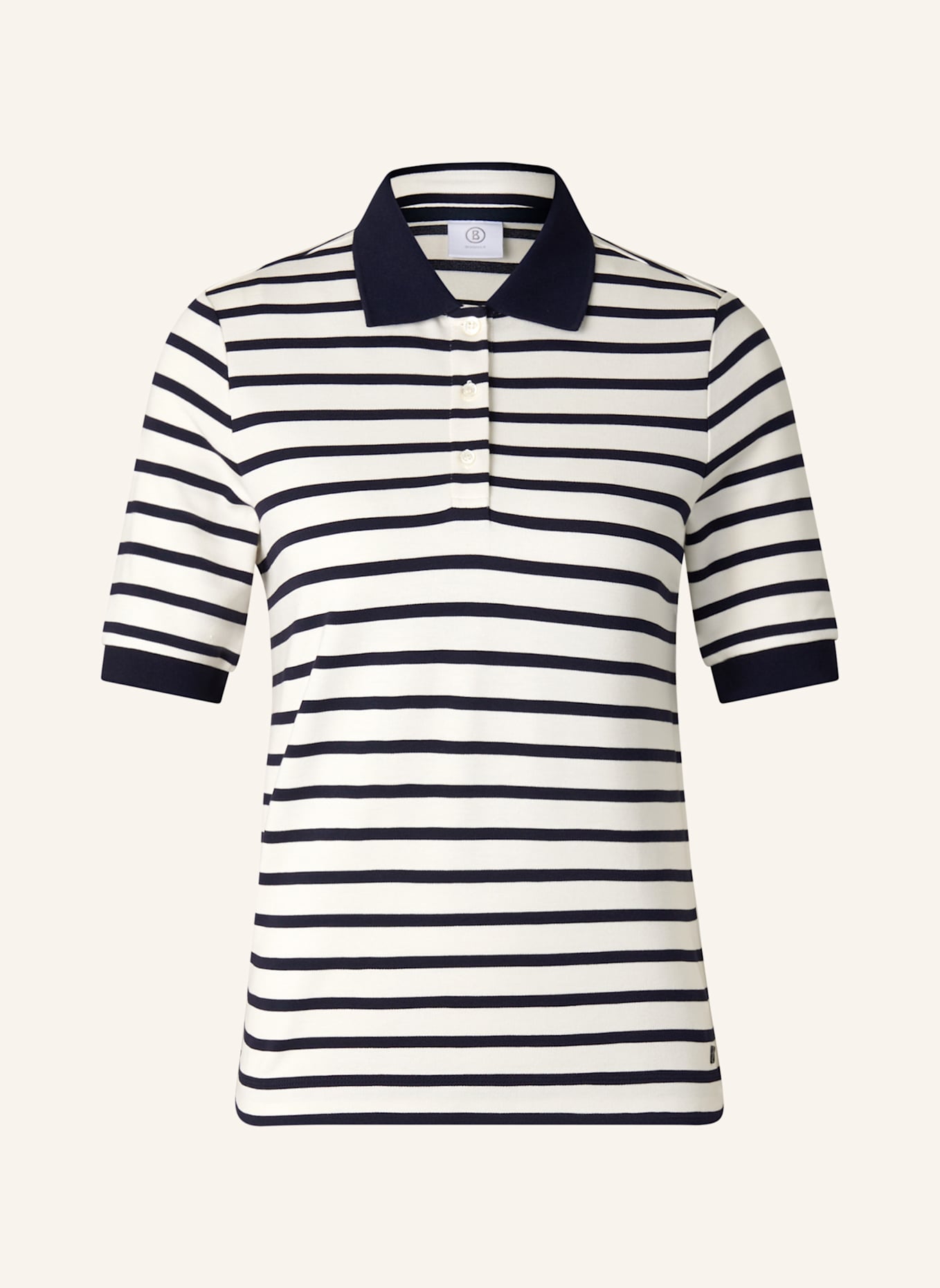 BOGNER Polo-Shirt: DUNKELBLAU/ WEISS