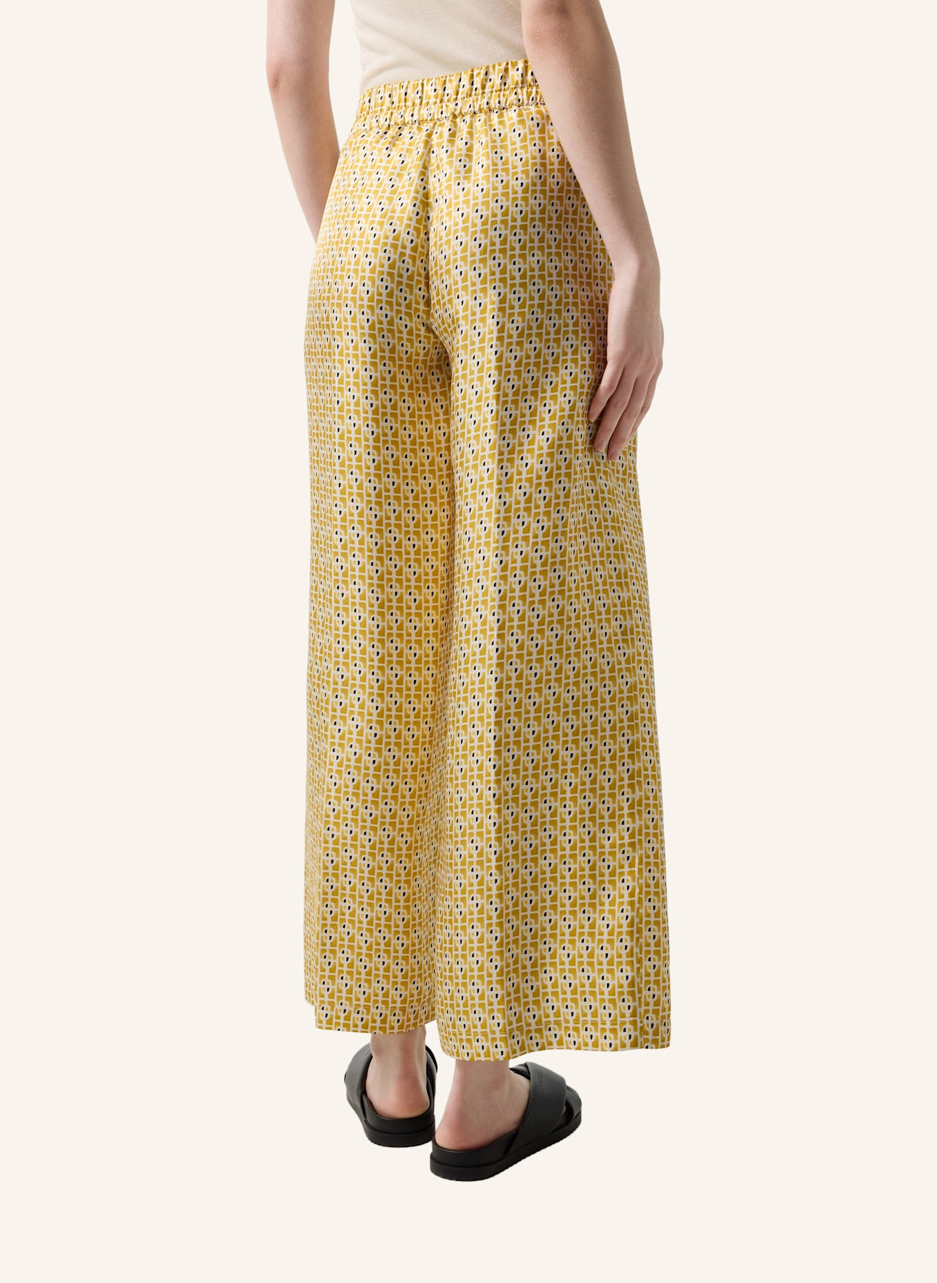 BOGNER Casual Hose: GELB/ WEISS