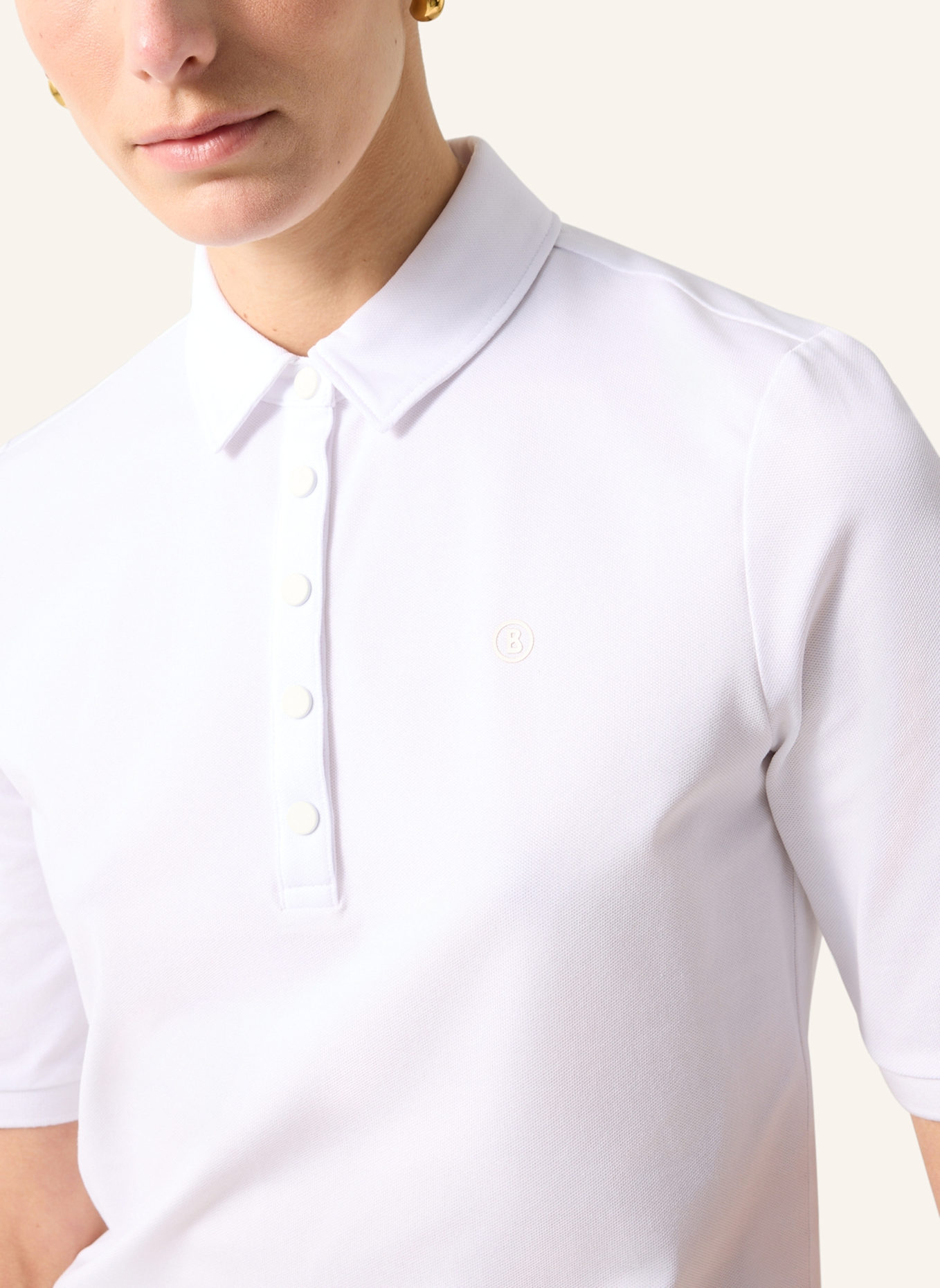 BOGNER Polo-Shirt: WEISS