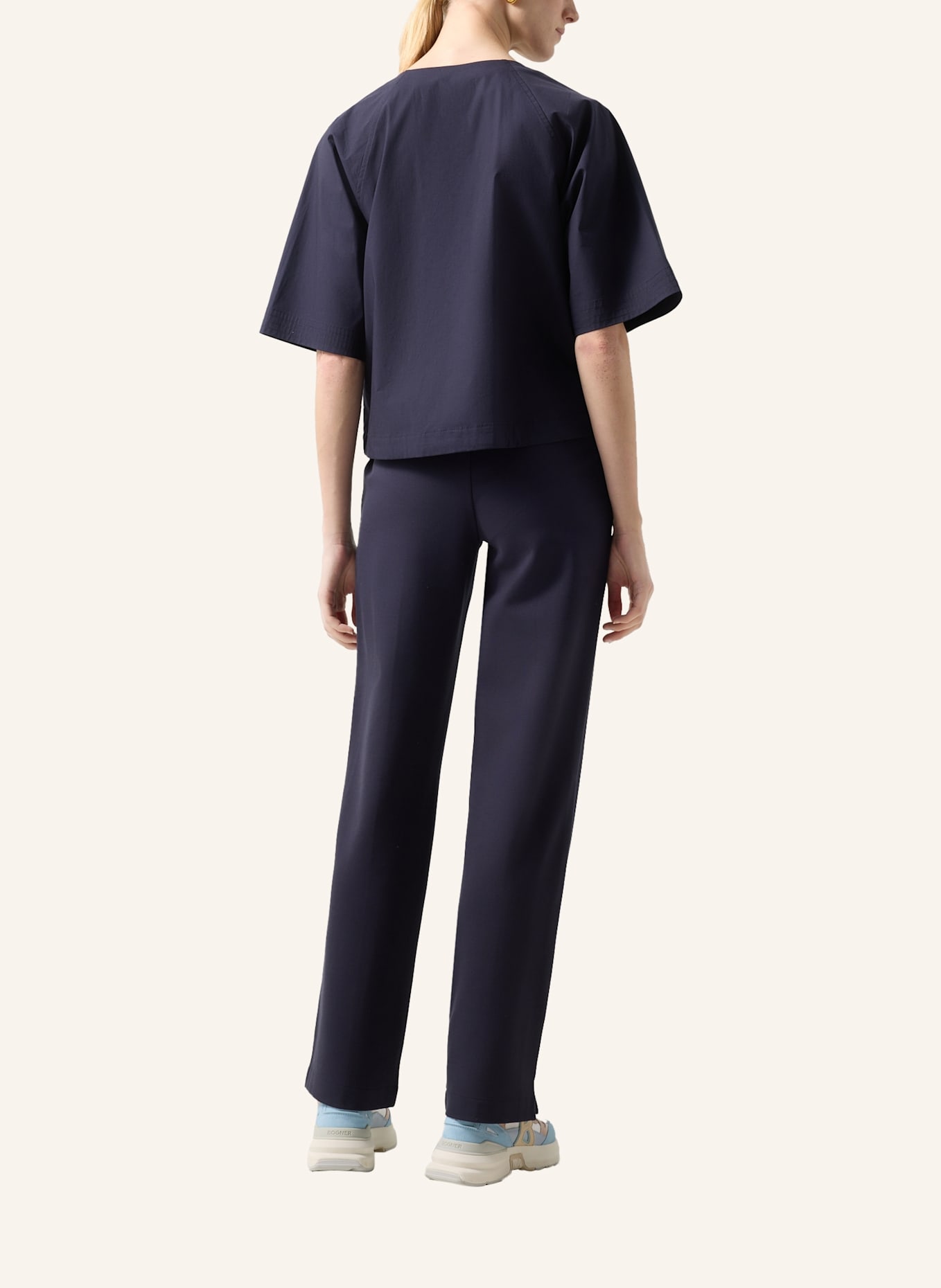 BOGNER Blusenshirt PAGE mit 3/4-Arm: DUNKELBLAU