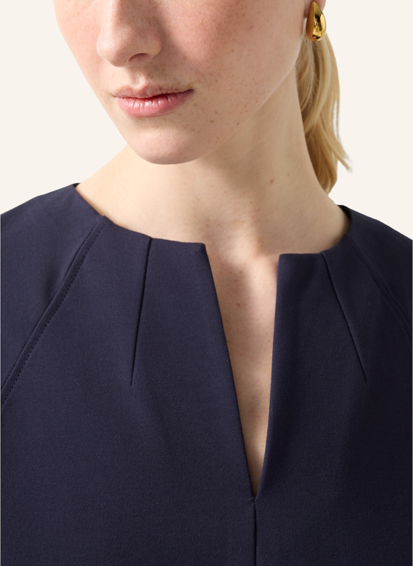 BOGNER Blusenshirt PAGE mit 3/4-Arm: DUNKELBLAU
