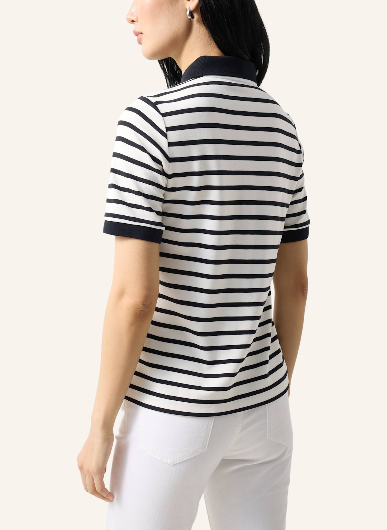BOGNER Polo-Shirt: SCHWARZ/ WEISS