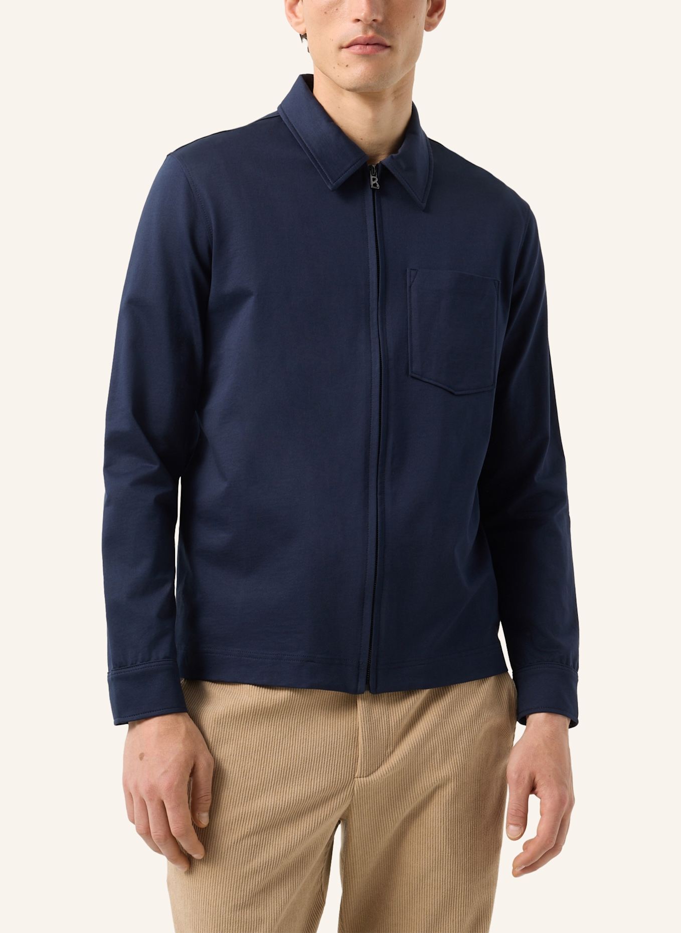 BOGNER Sweatjacke: DUNKELBLAU