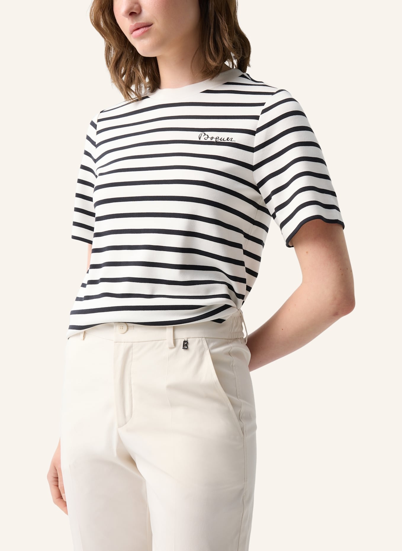 BOGNER Casual Hose: CREME