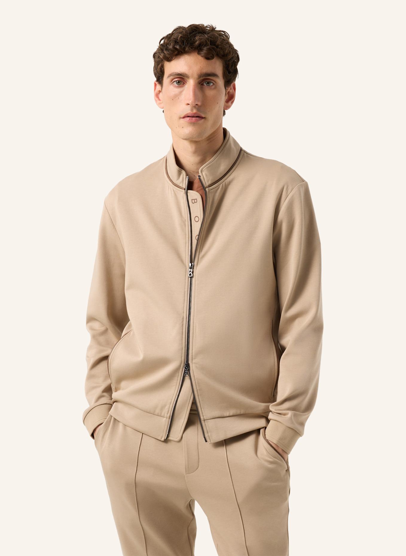 BOGNER Sweatjacke: BEIGE