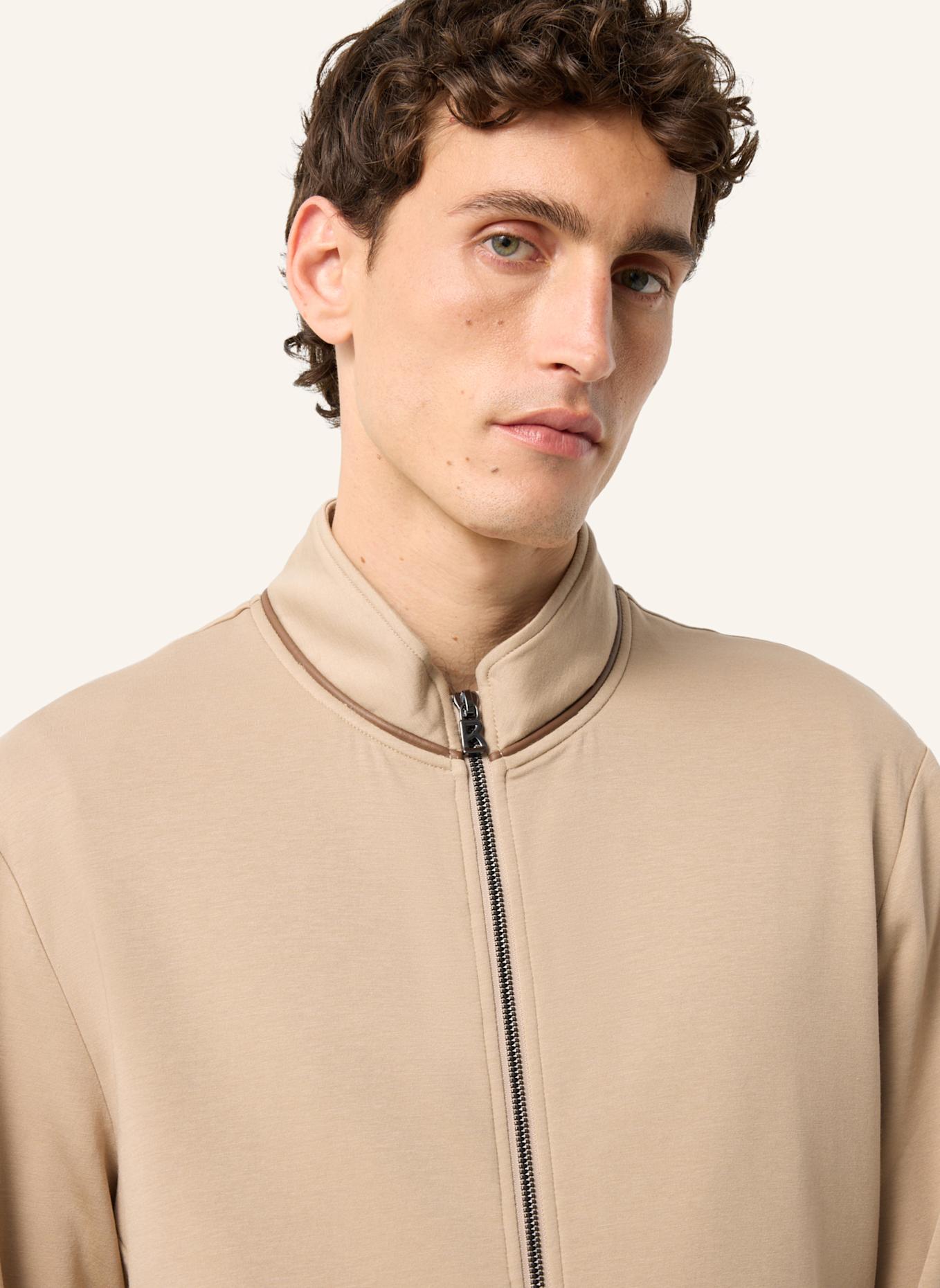 BOGNER Sweatjacke: BEIGE