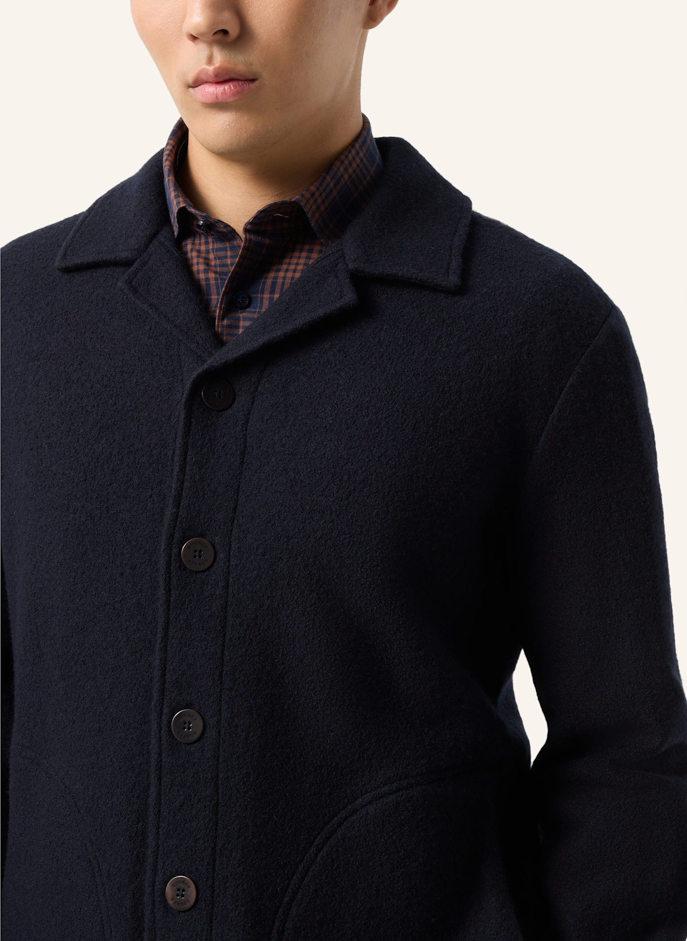 BOGNER Hemdjacke: DUNKELBLAU