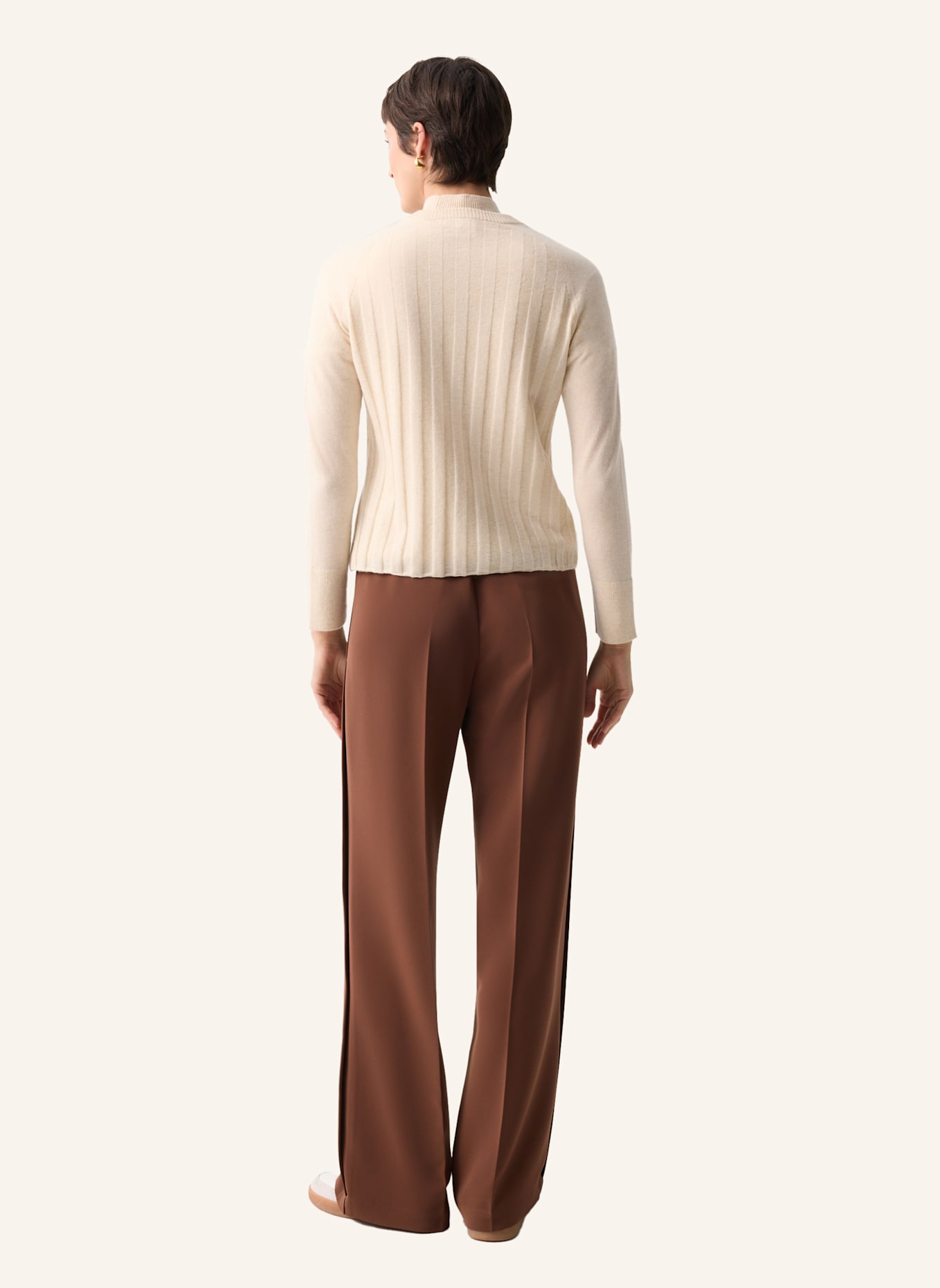 BOGNER Strickjacke TANJA mit Cashmere: CREME