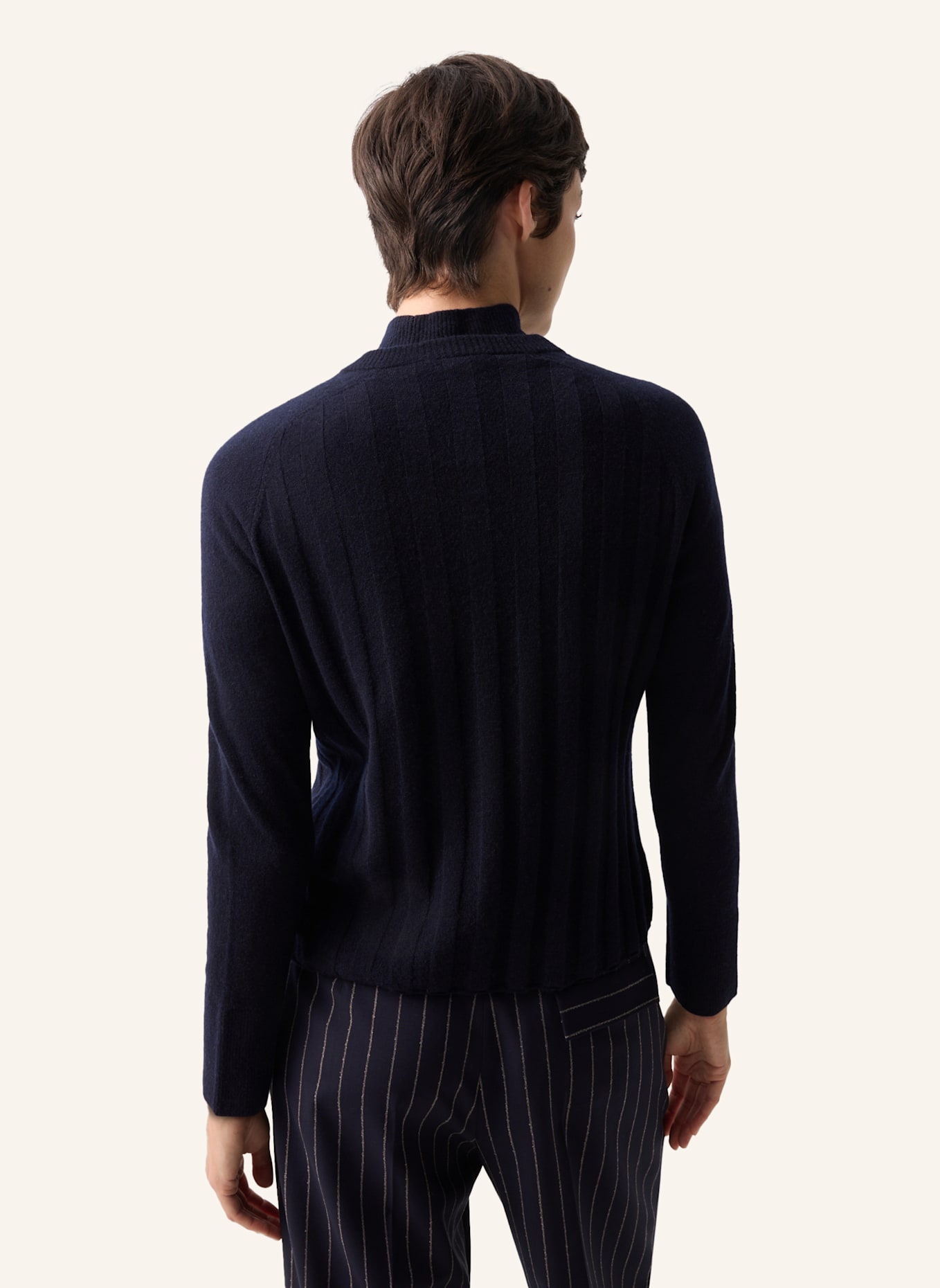 BOGNER Strickjacke TANJA mit Cashmere: DUNKELBLAU