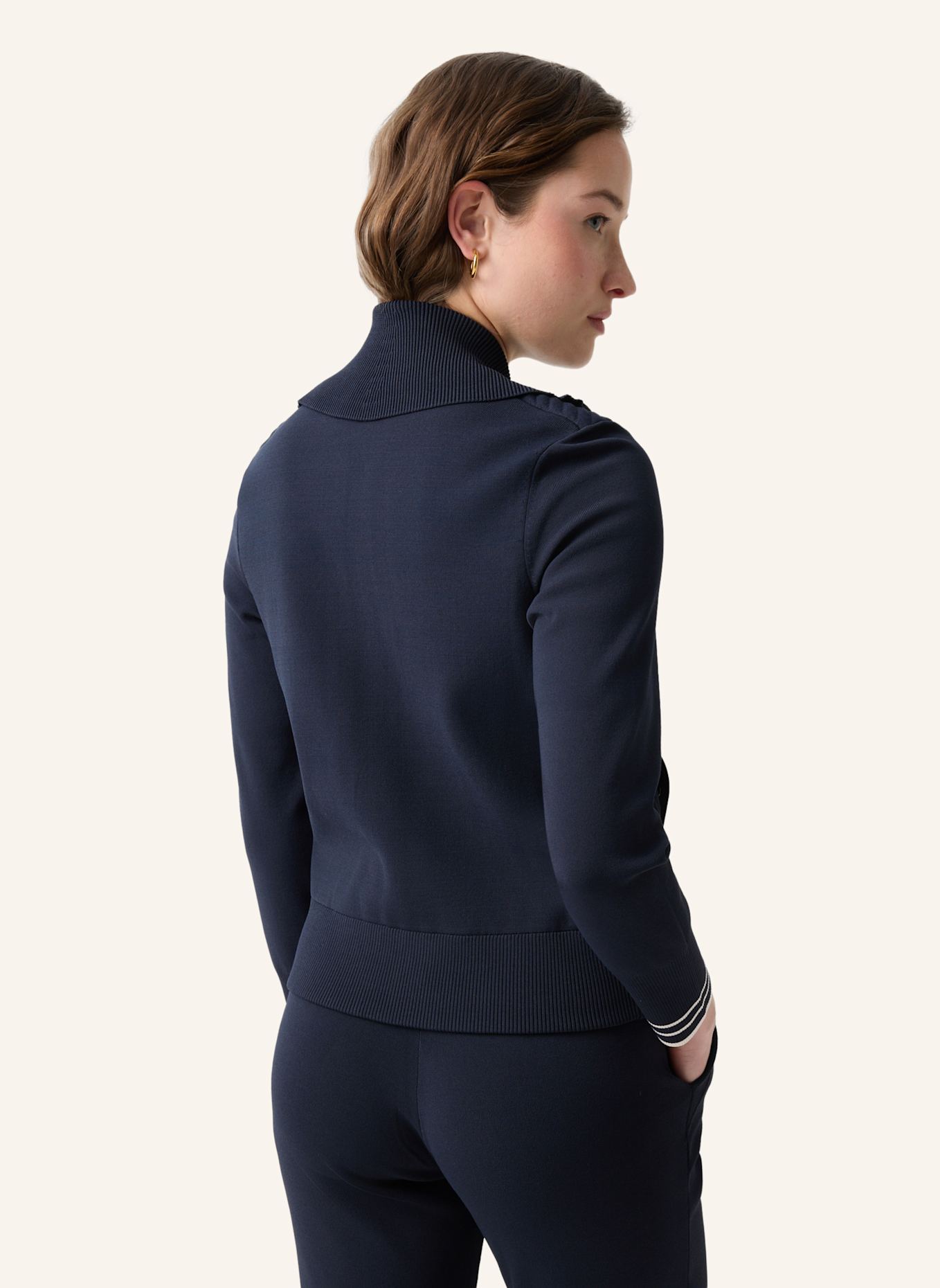 BOGNER Strickjacke: DUNKELBLAU