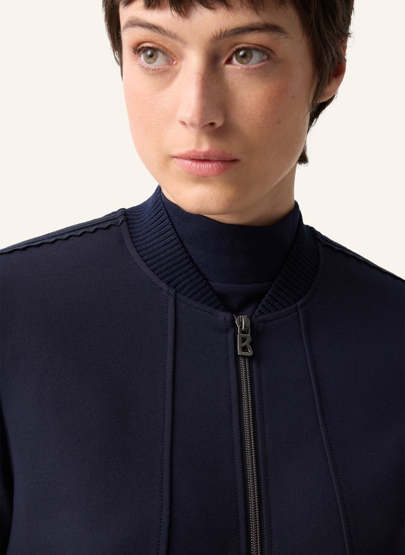 BOGNER Sweatjacke: DUNKELBLAU